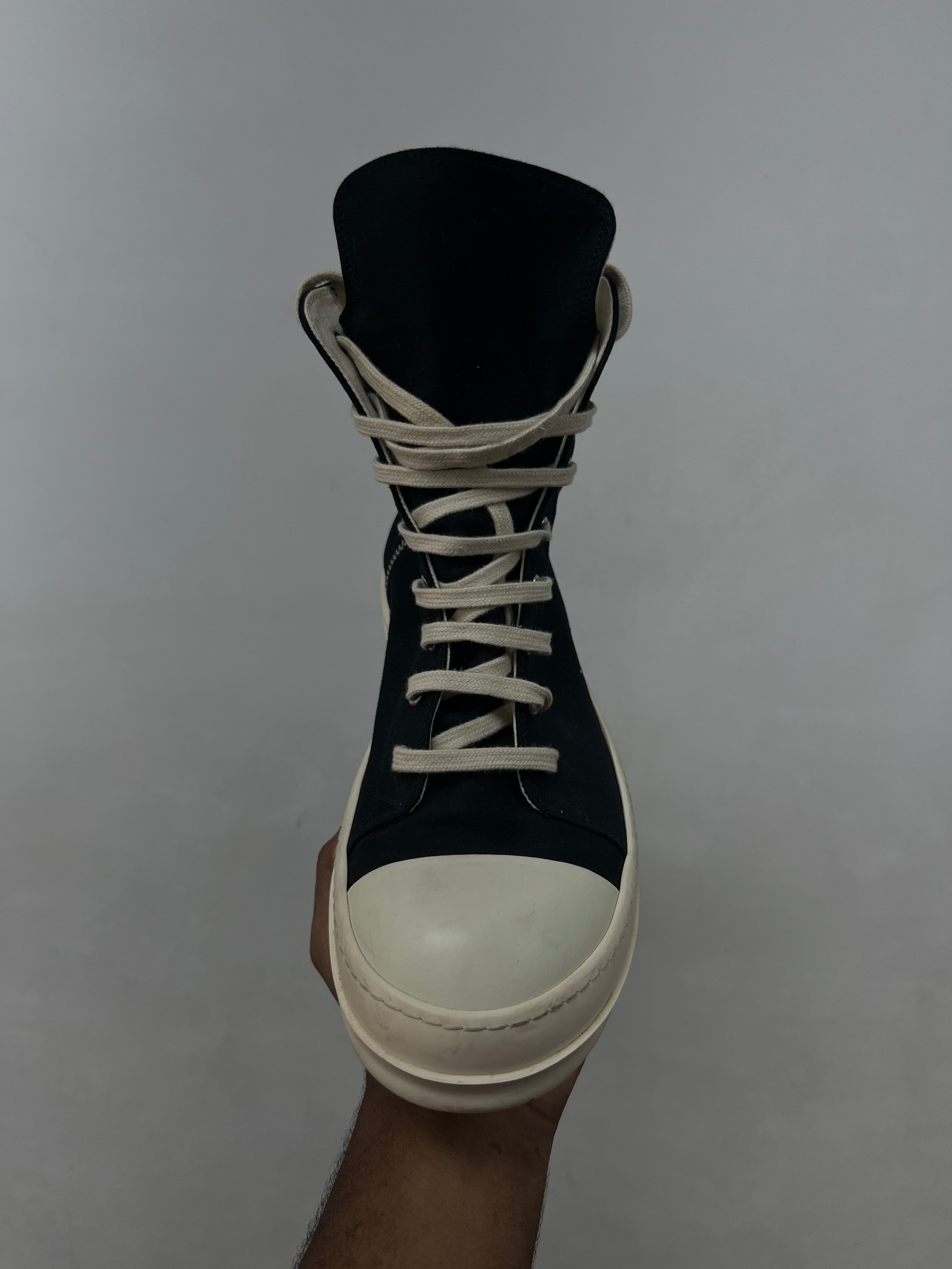 Rick Owens Black DRKSHDW Hi Sneakers