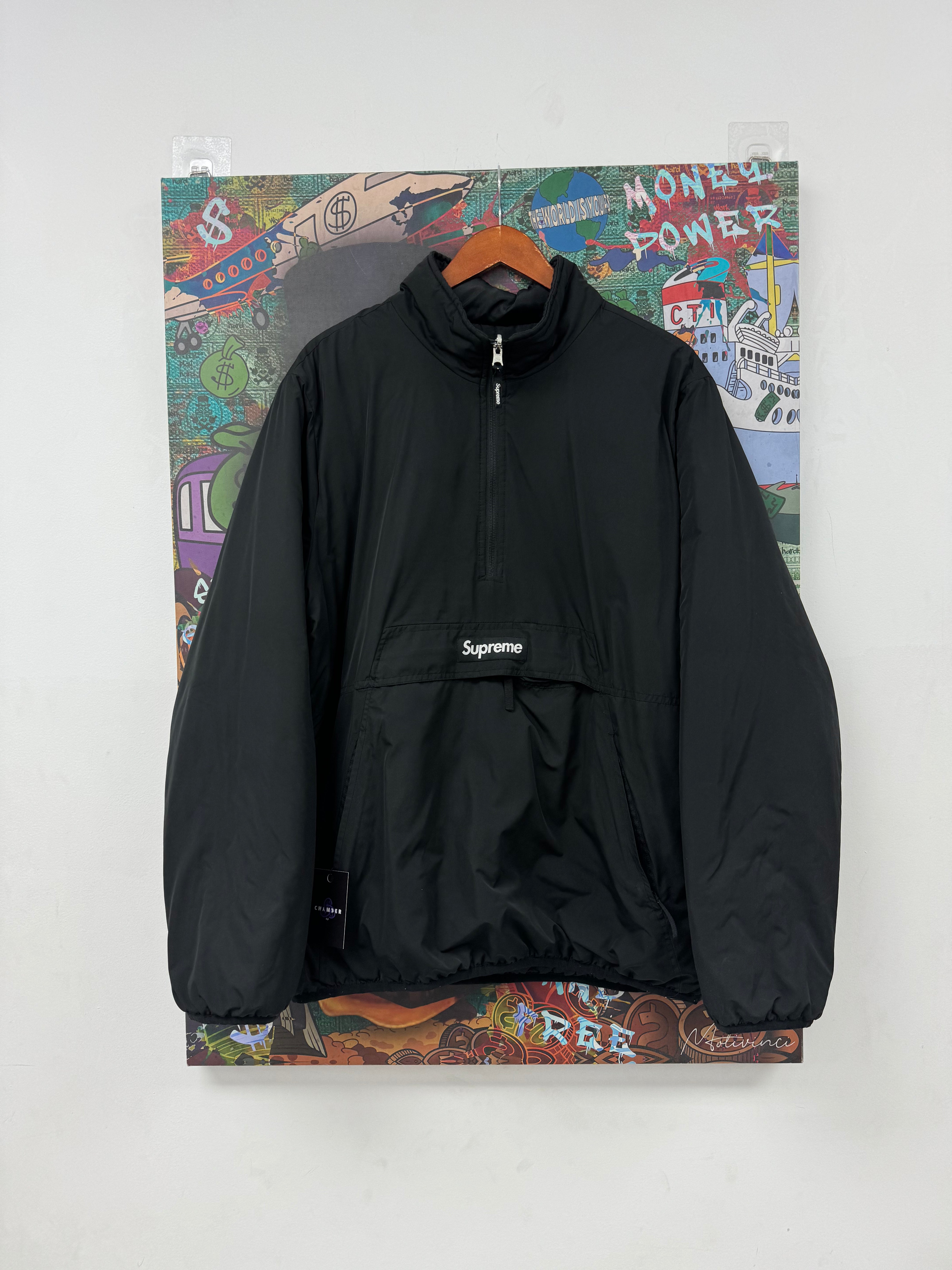 Supreme Black Puffer size:Xl Used