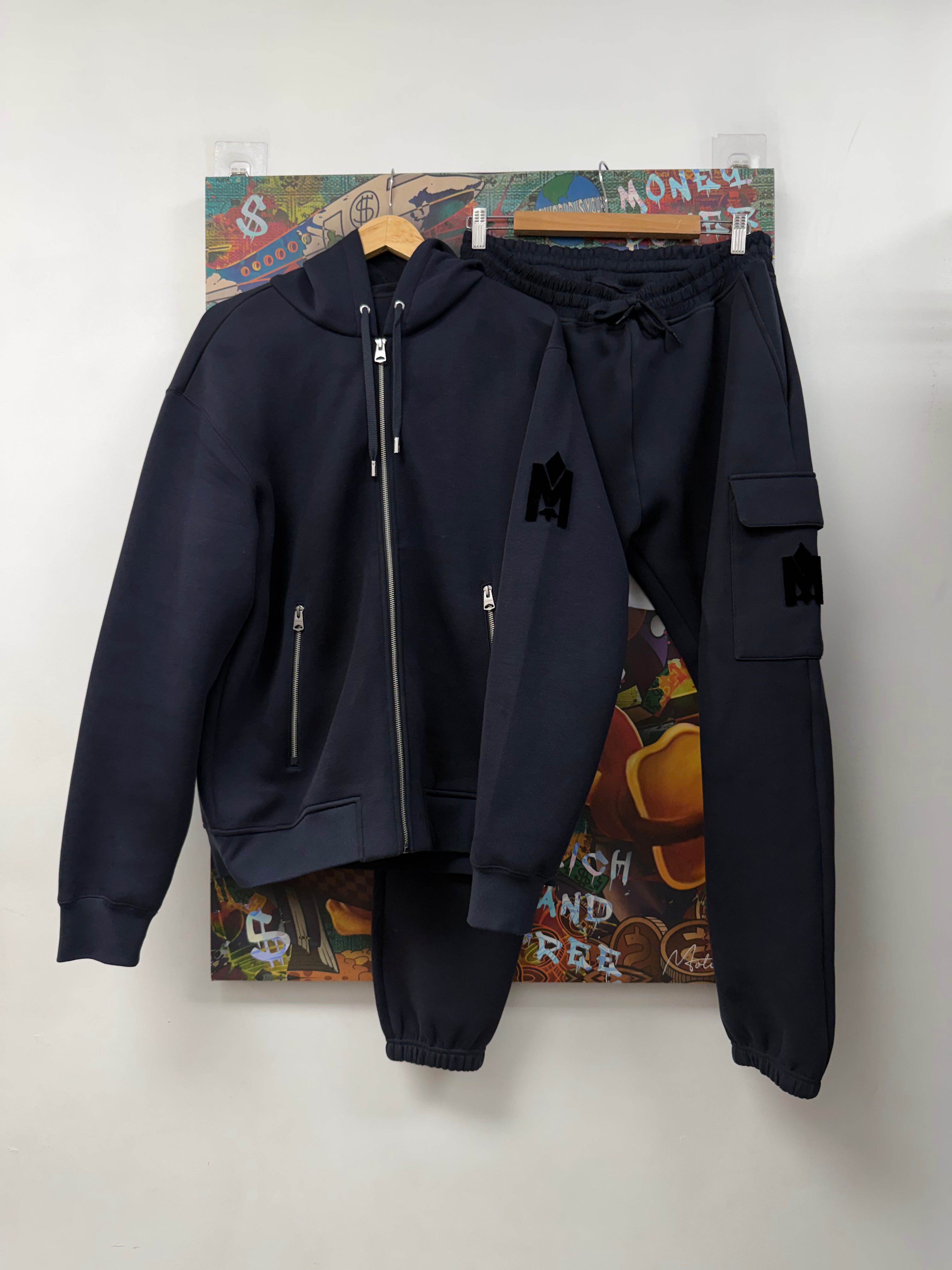 Mackage Navy Krys Sweatsuit