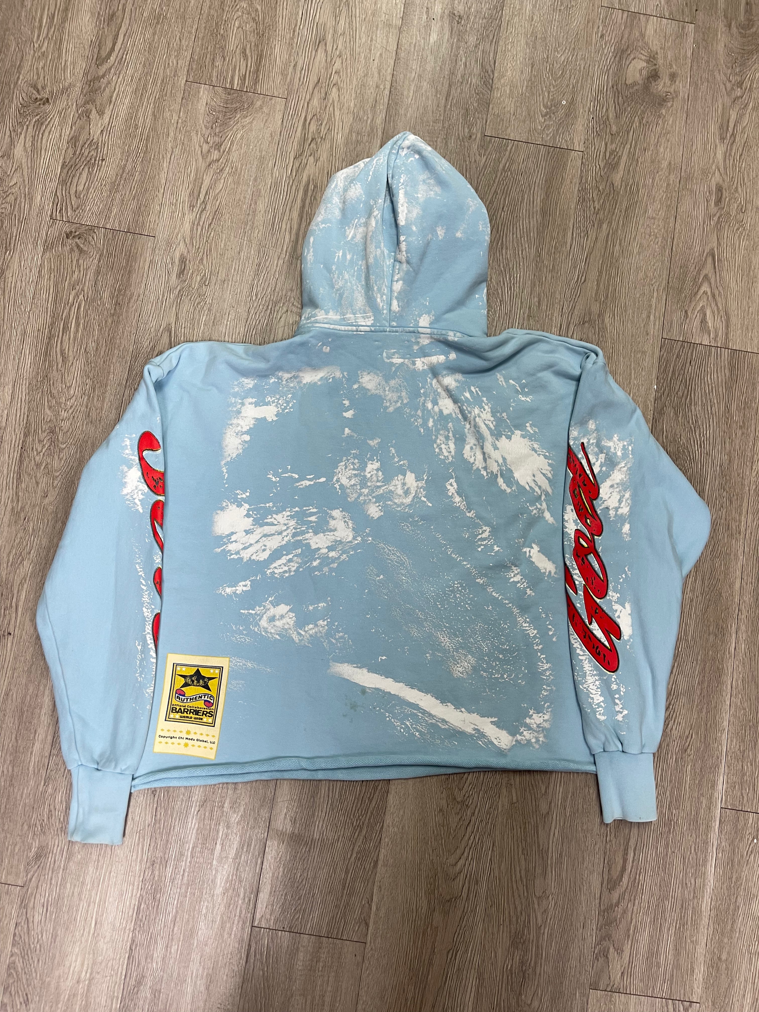 Barriers Blue Tie Dye Nas Hoodie