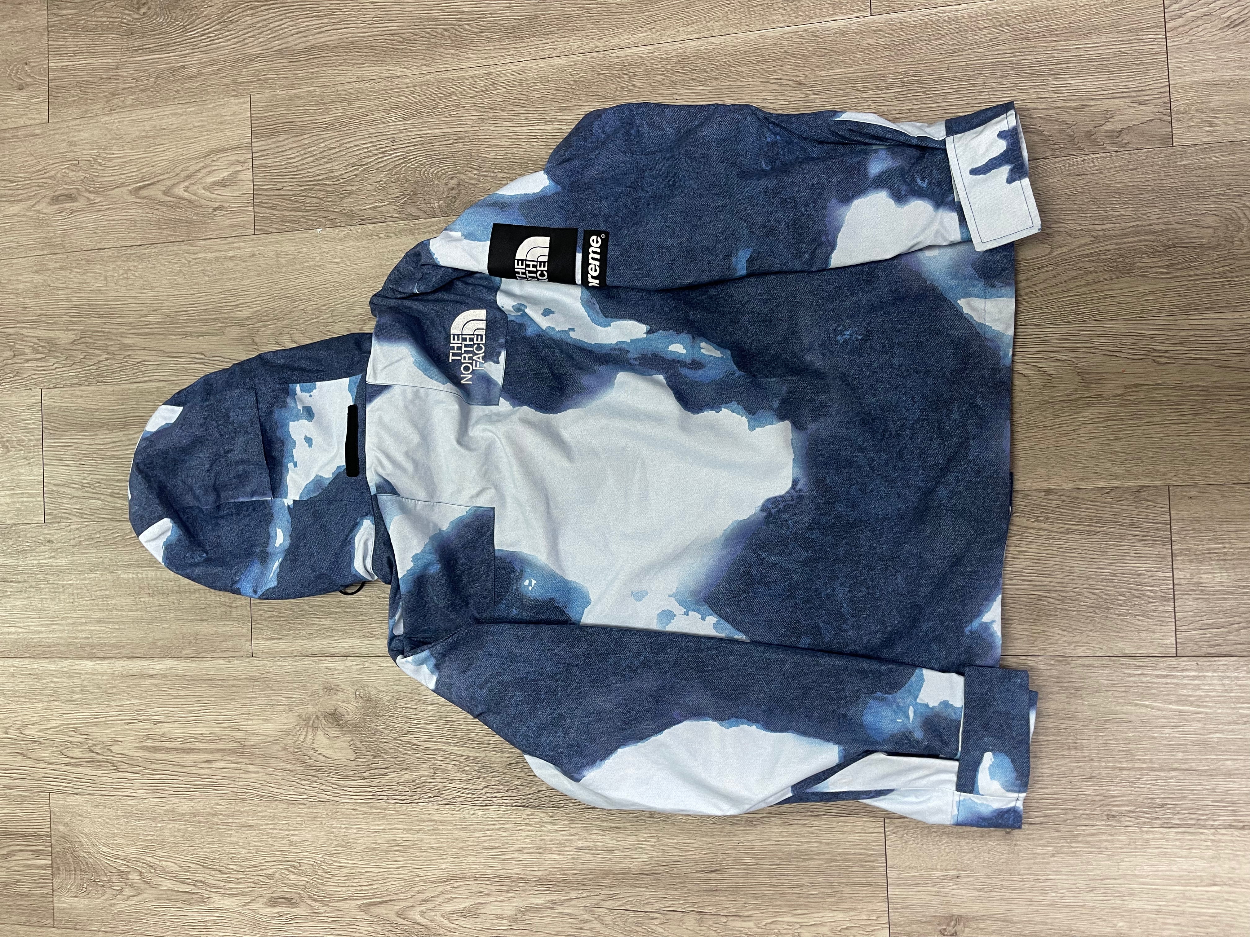 Supreme x The North Face Bleached Denim Mountain Jacket
