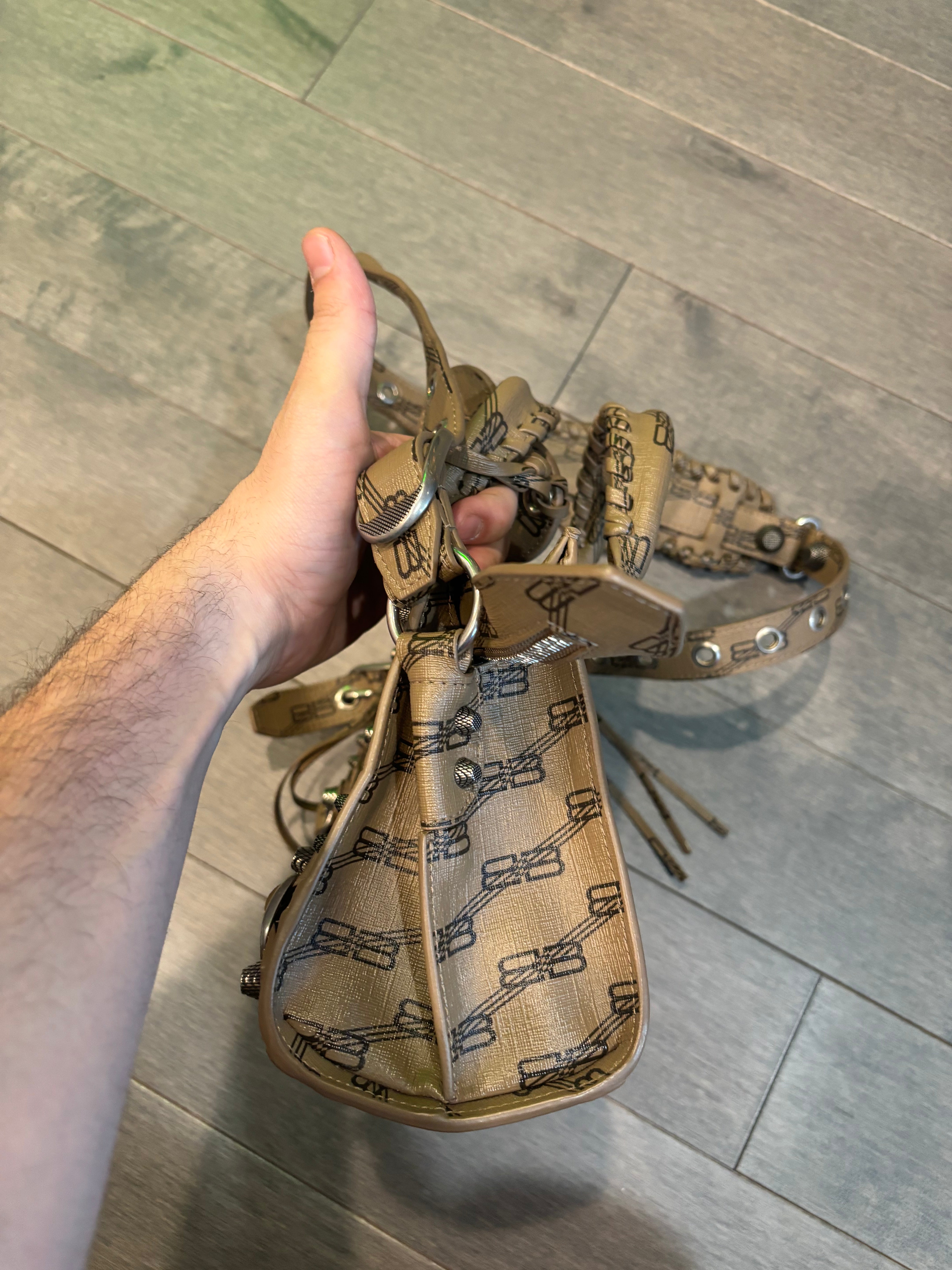 Balenciaga Brown All Over Bag Used