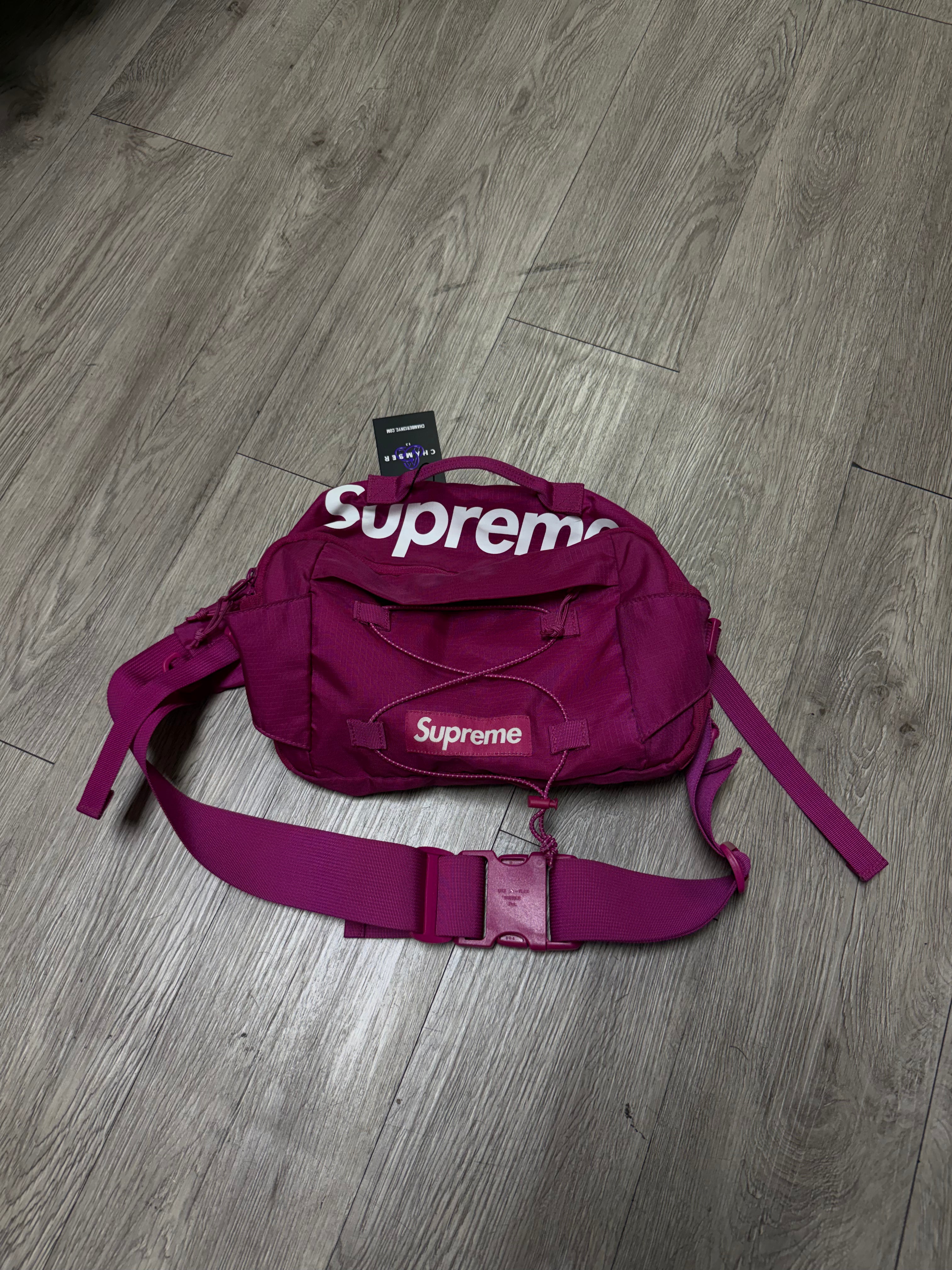 Supreme Pink Fanny Pack Bag