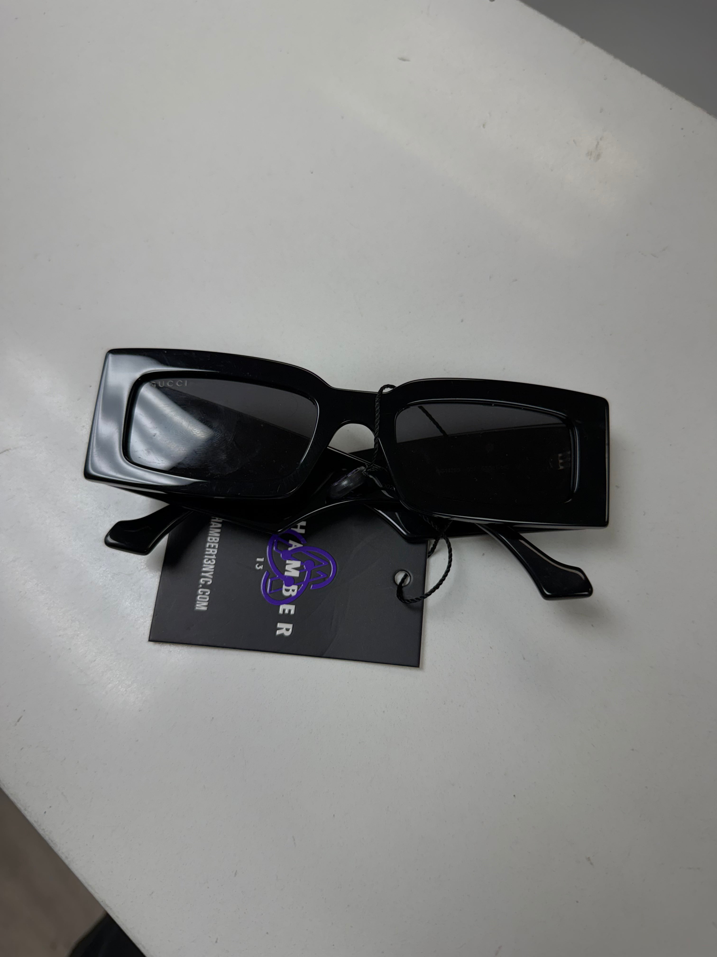 Gucci Black Gold GG Sunglasses