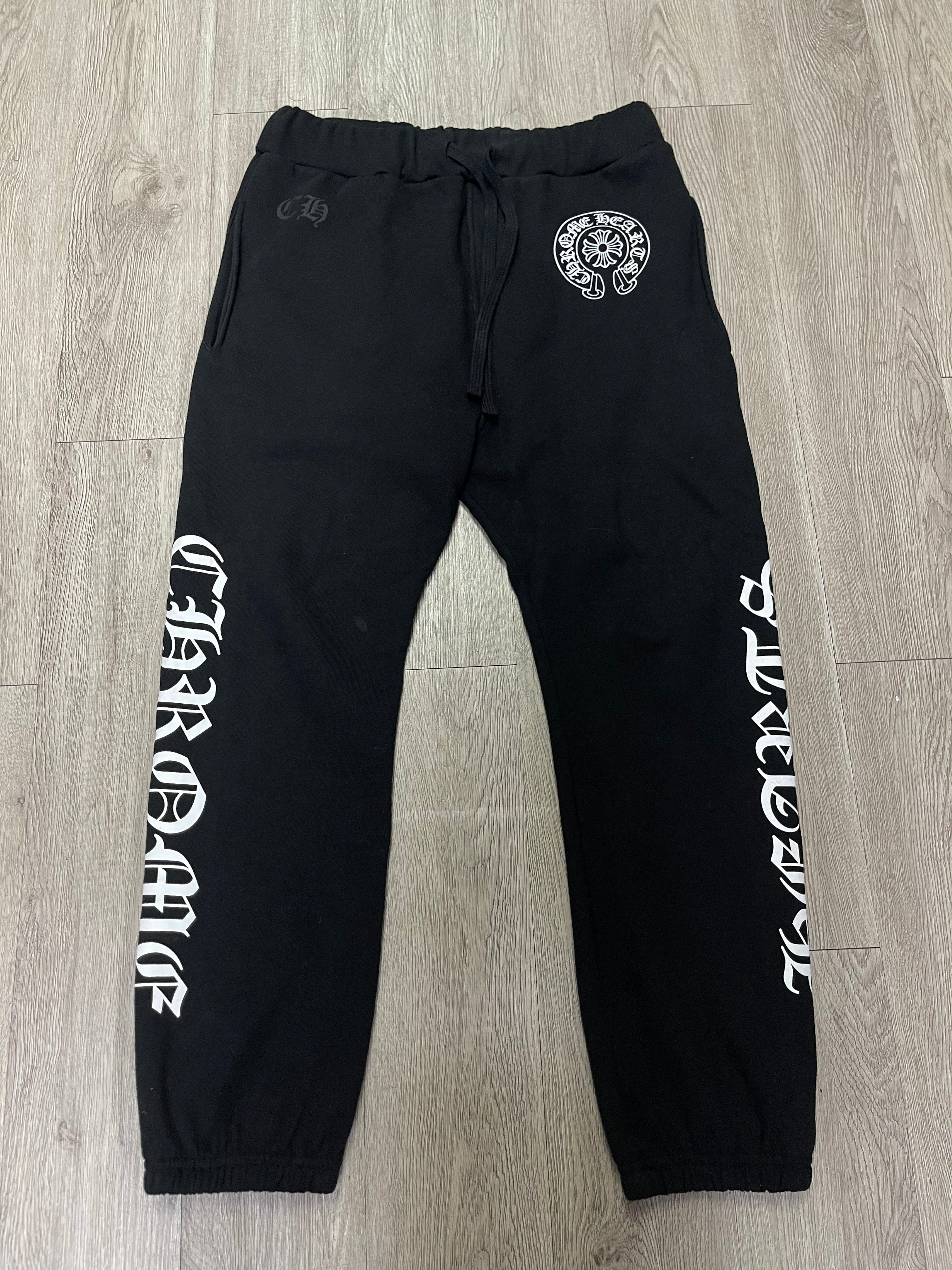 Chrome Hearts Black Horseshoe Sweats
