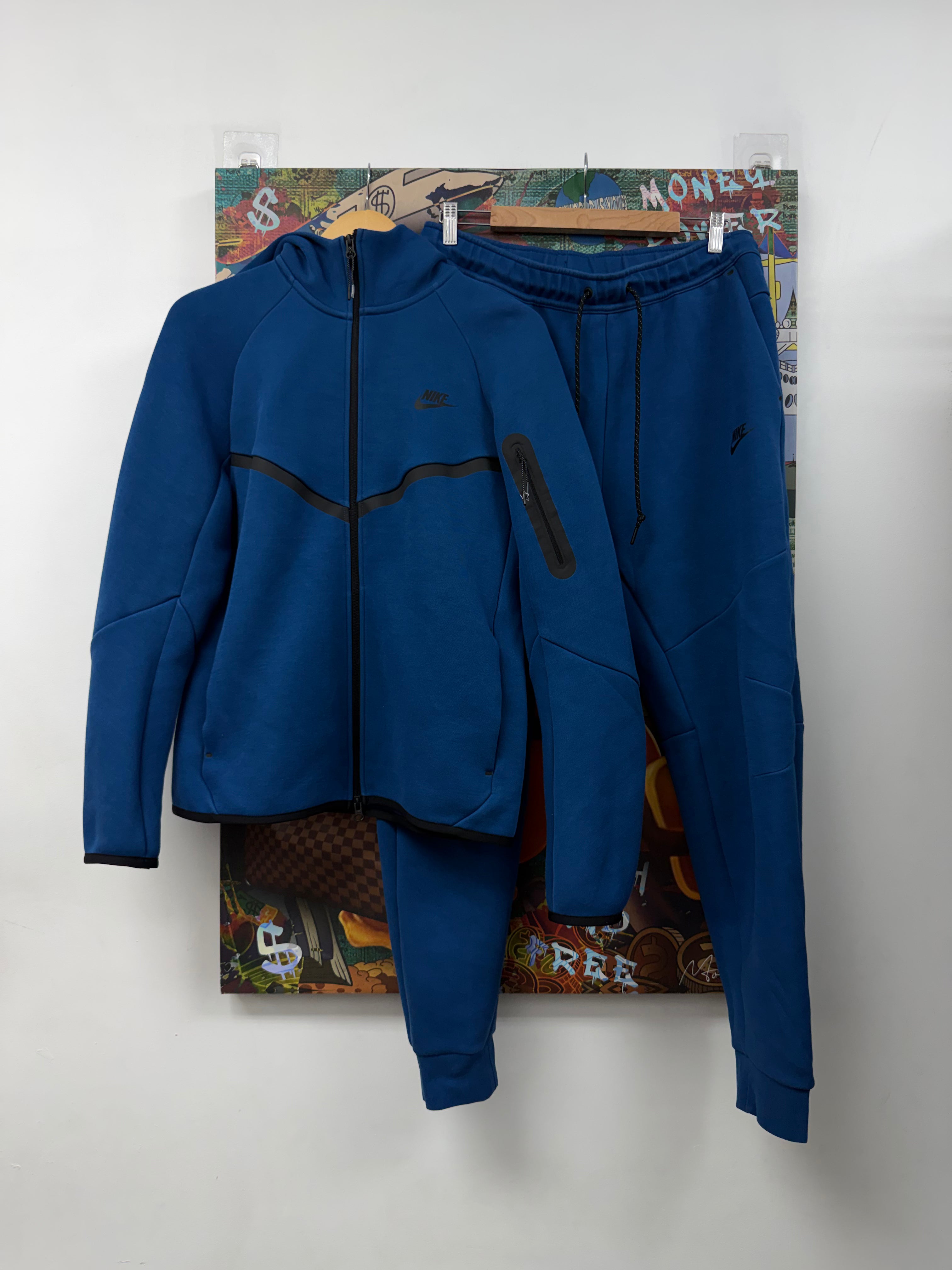 Nike Powder Blue Tech Sweatsuit