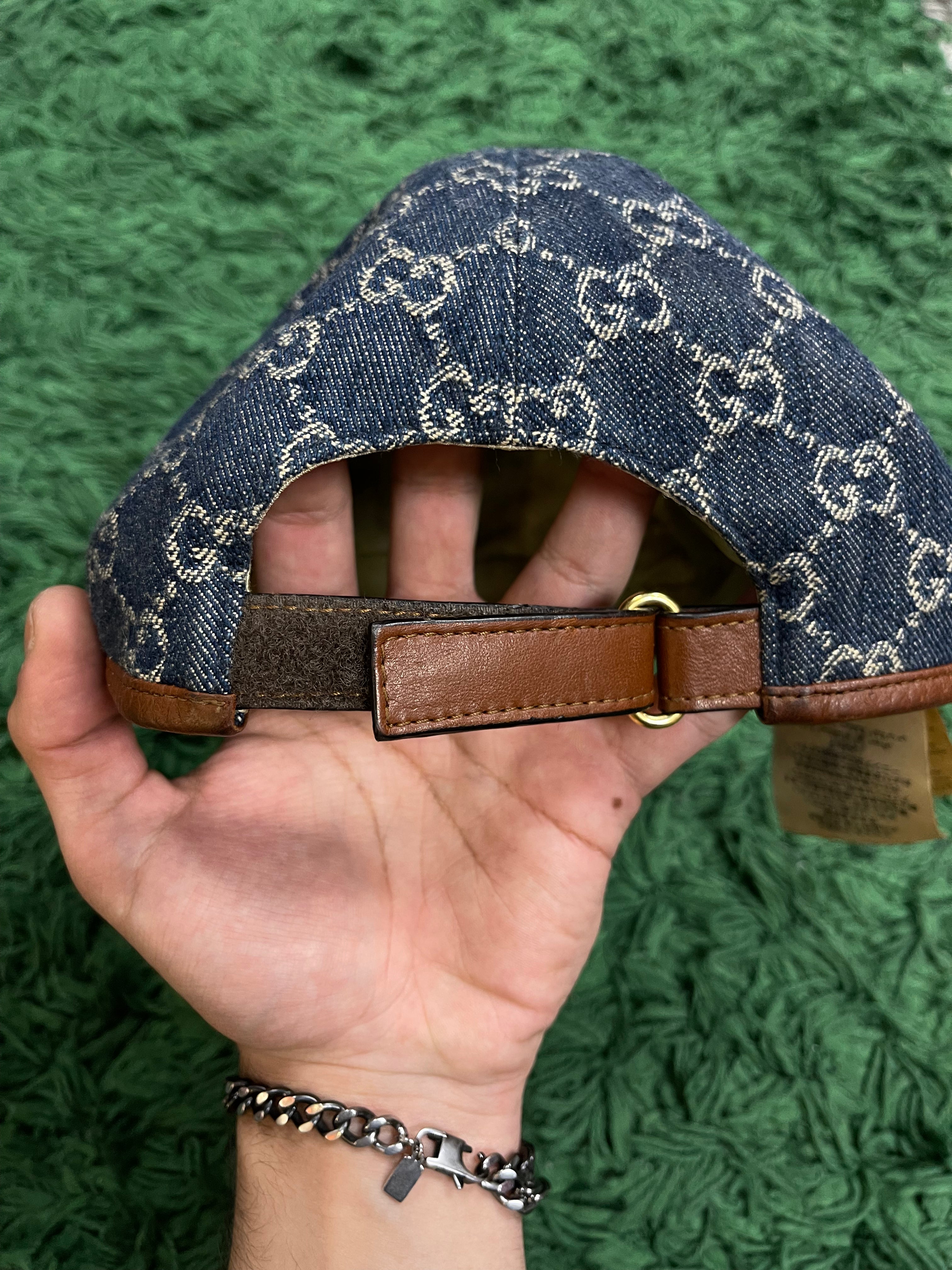 Gucci Denim Monogram Hat