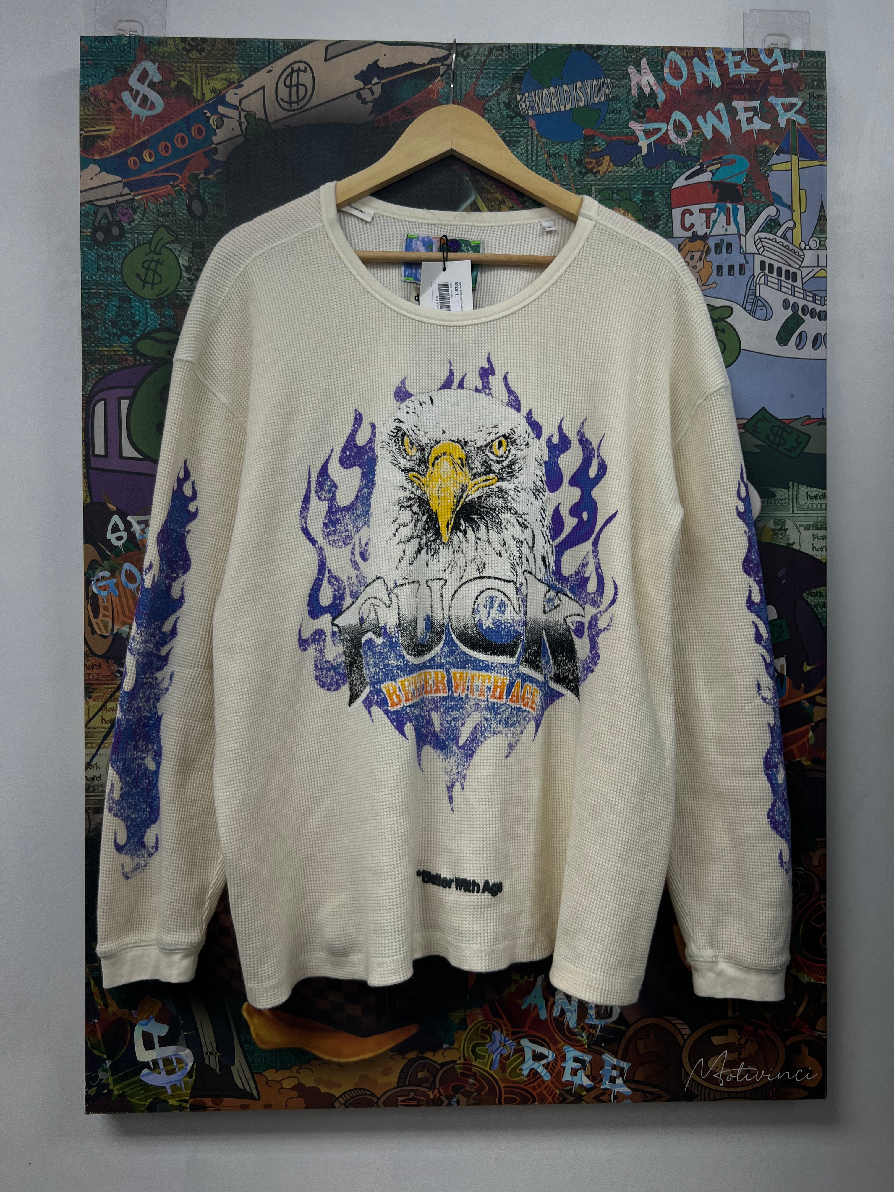 Better With Age Cream Eagle F*ck Em Thermal