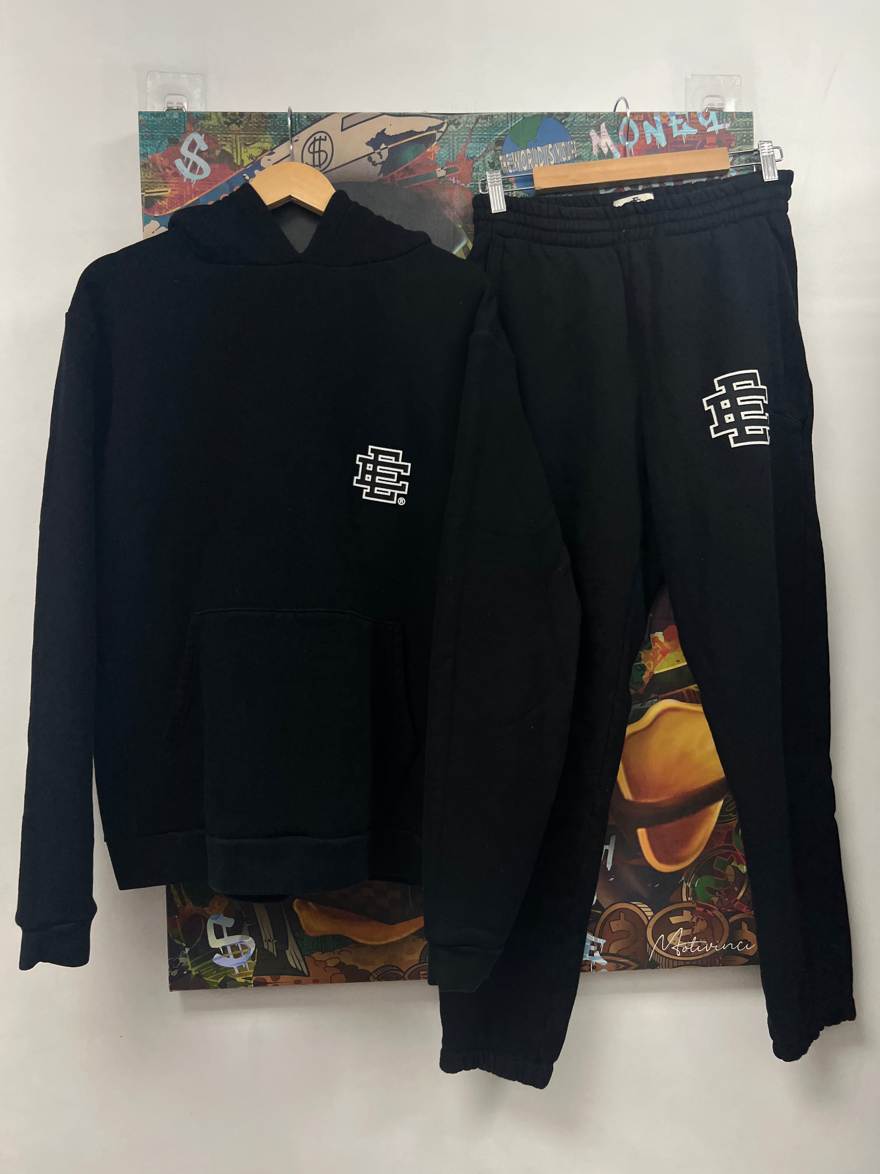 Eric Emanuel Black Black Sweatsuit
