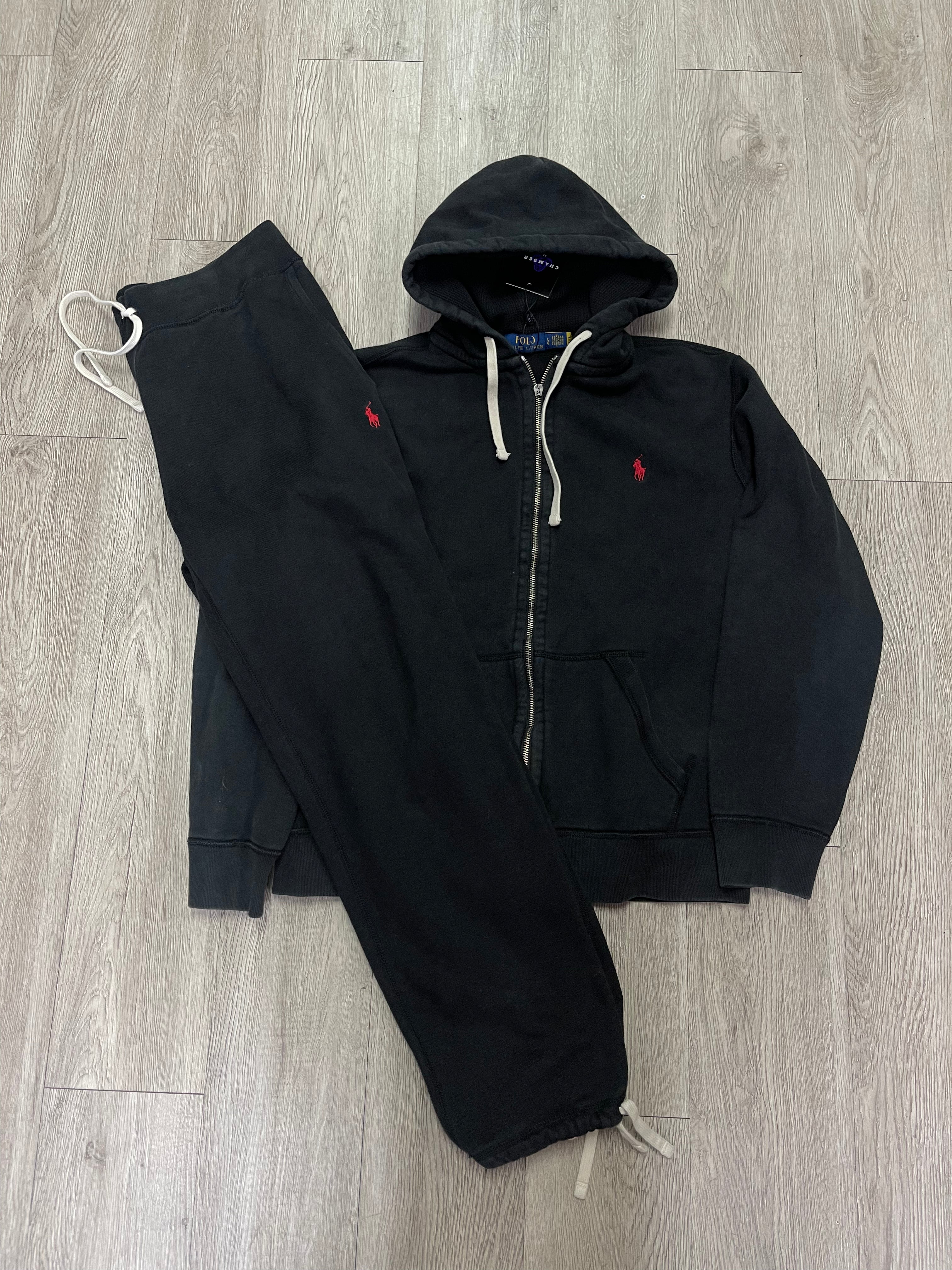 Polo Black Red (Missing Zipper Pull) Sweatsuit