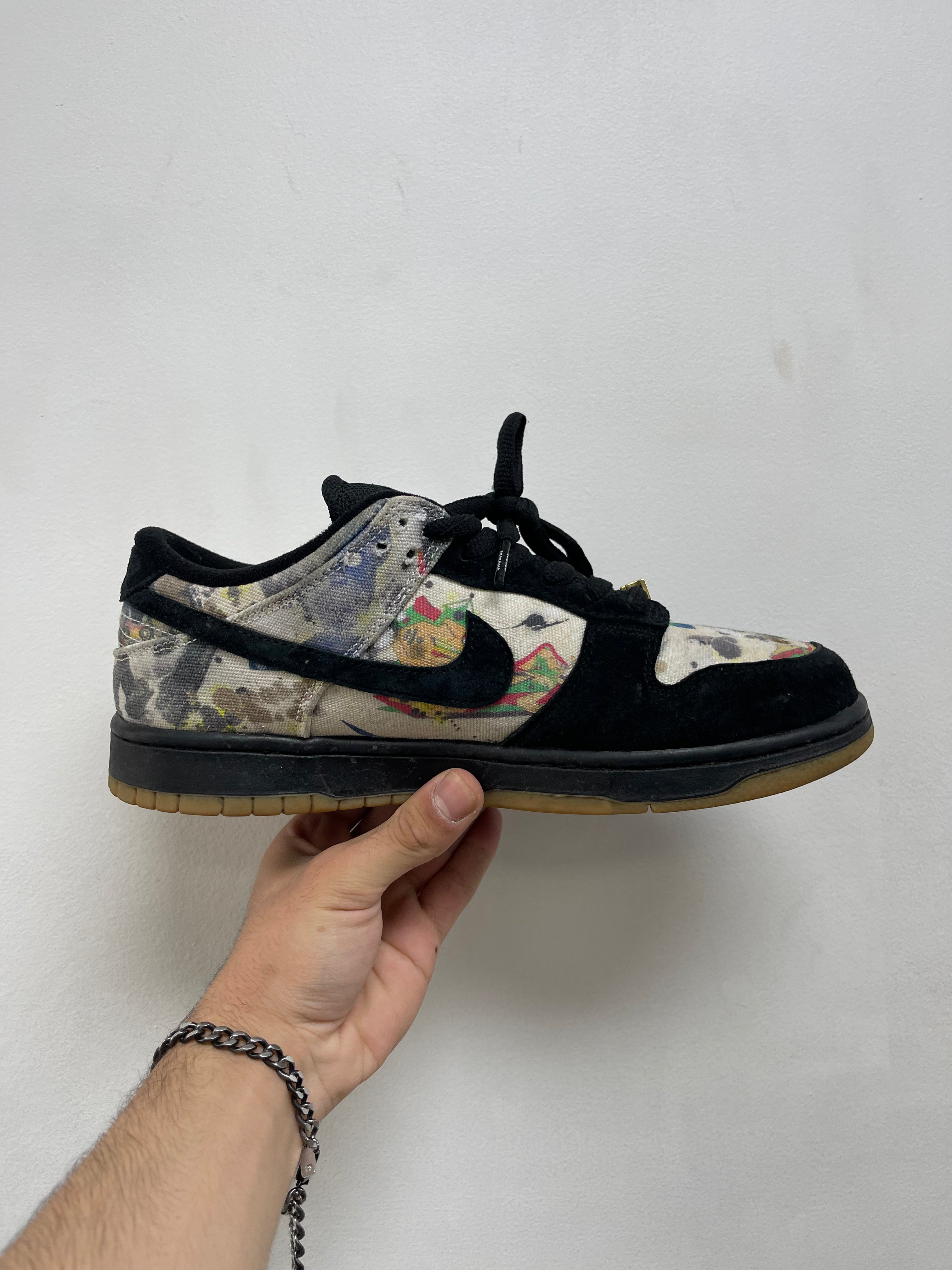 Nike Supreme SB Dunk Low Rammellzee Sneakers