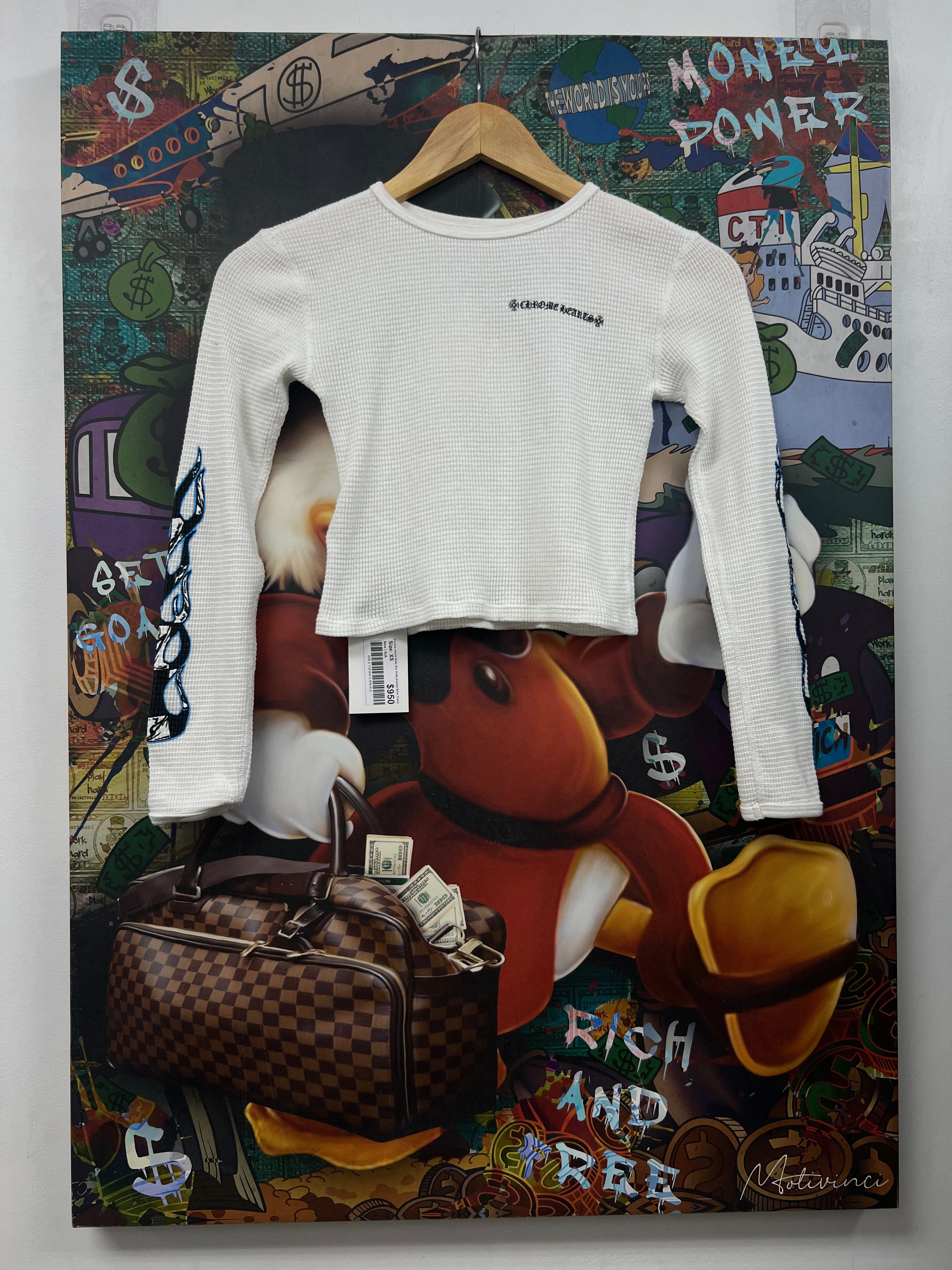 Chrome Hearts Matty Boy White Sinister Biker Thermal