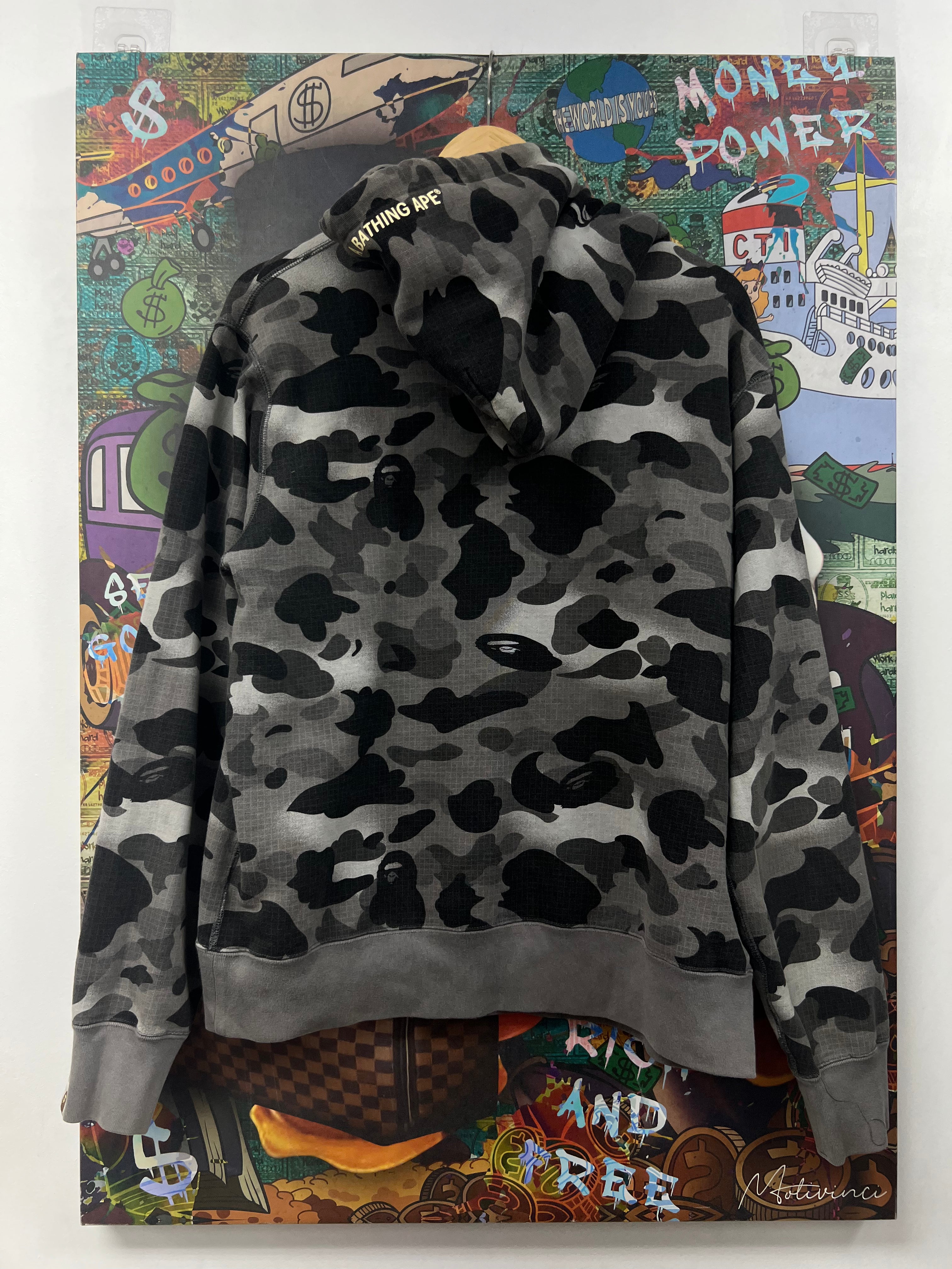 BAPE Black Camo Pullover Hoodie