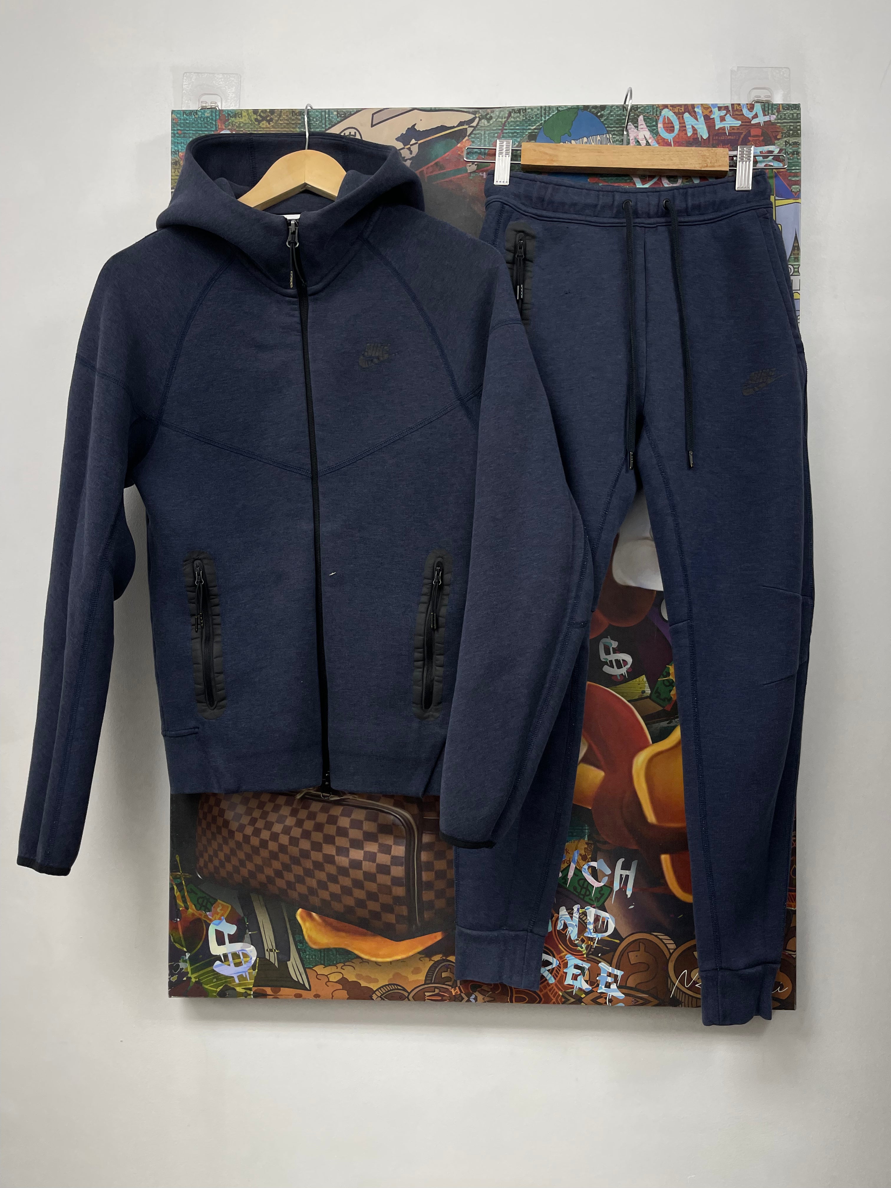 Nike Navy Tech Sweatsuit