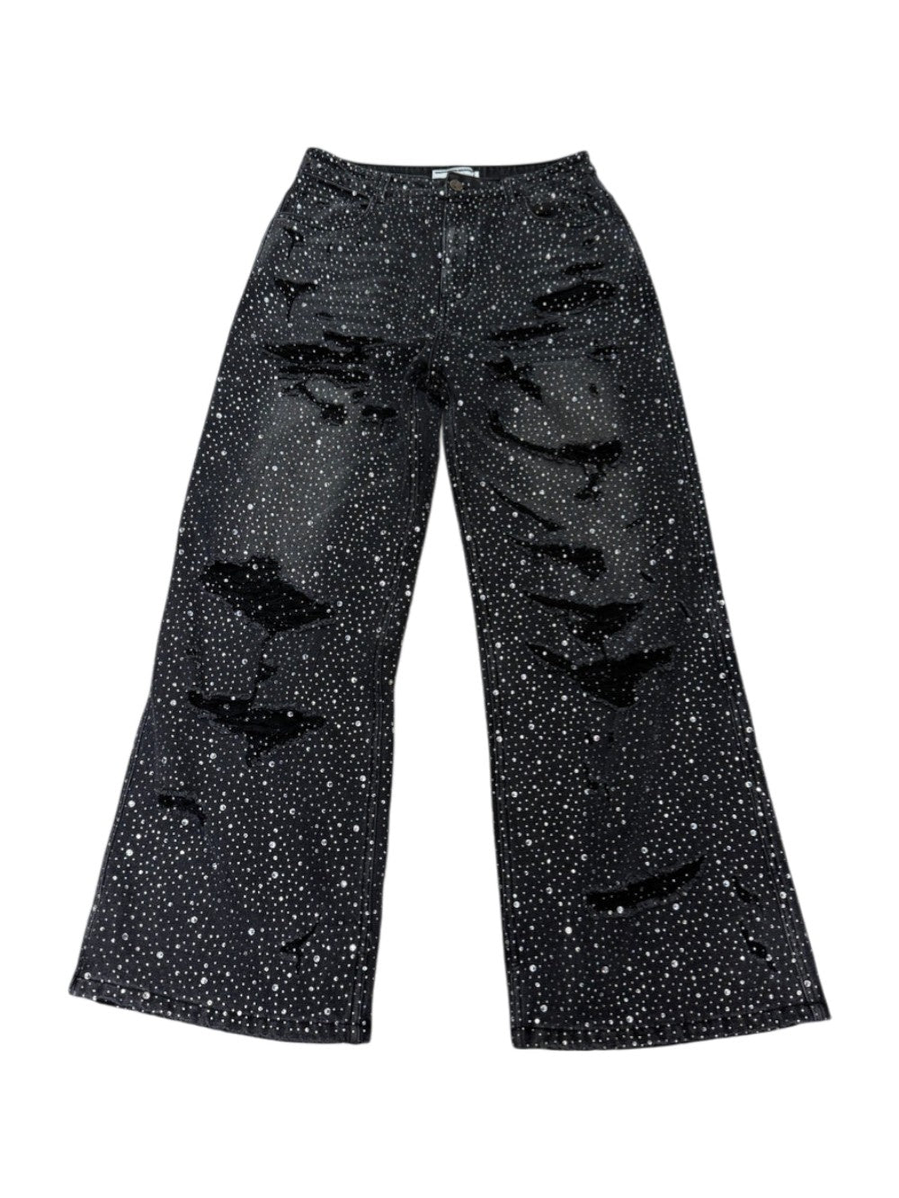 Vale Crystal Rain Black Wash Jeans