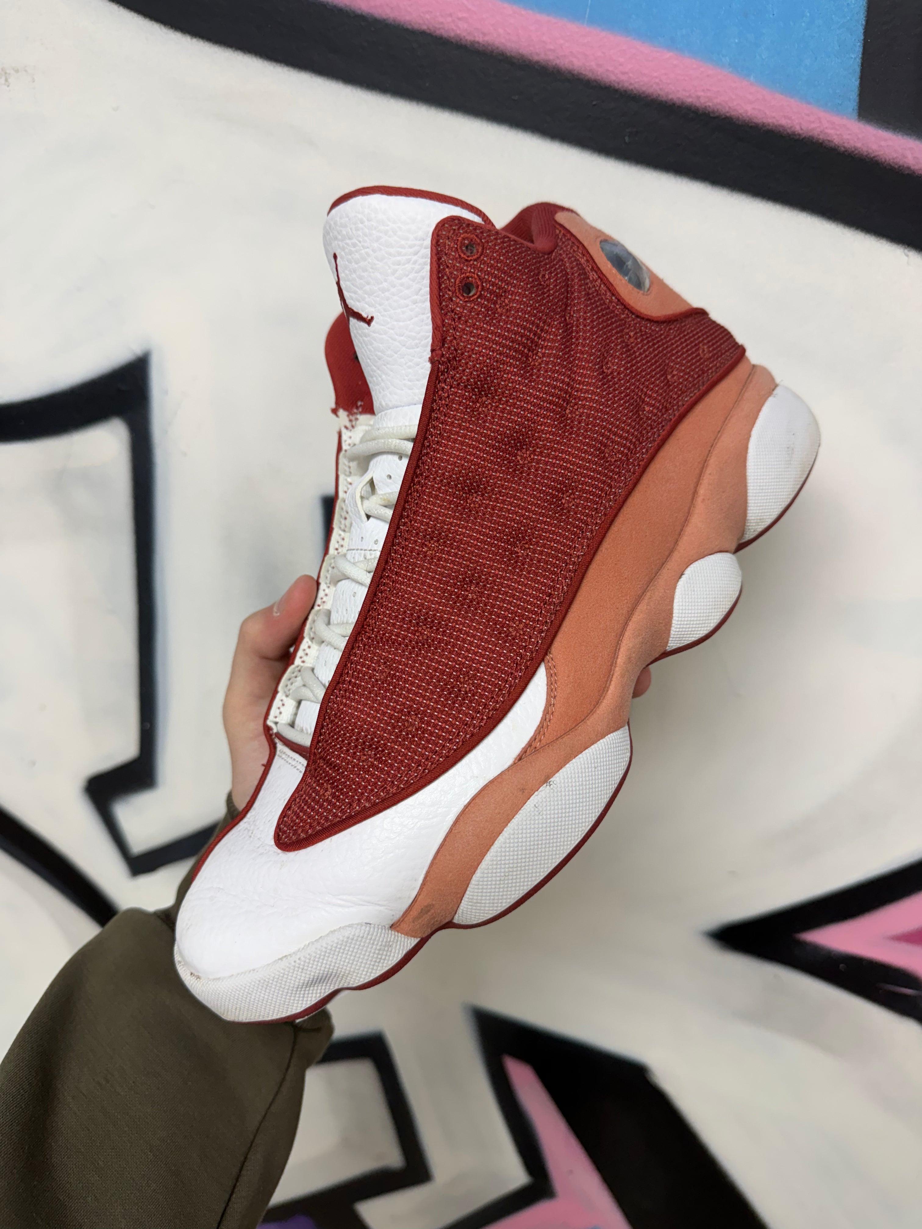 Jordan 13 Dune Red Sneakers