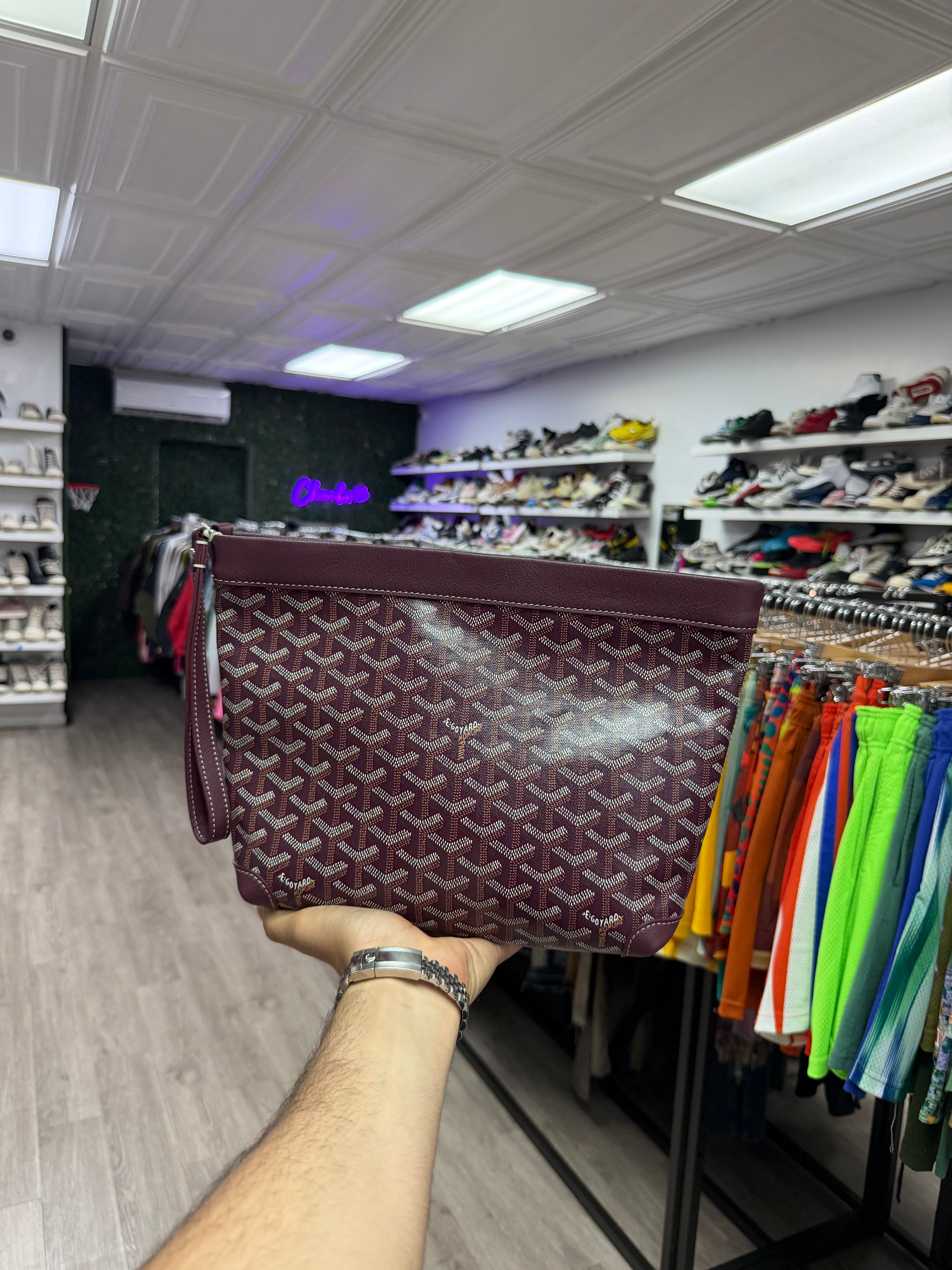 Goyard Burgundy Conti Bag