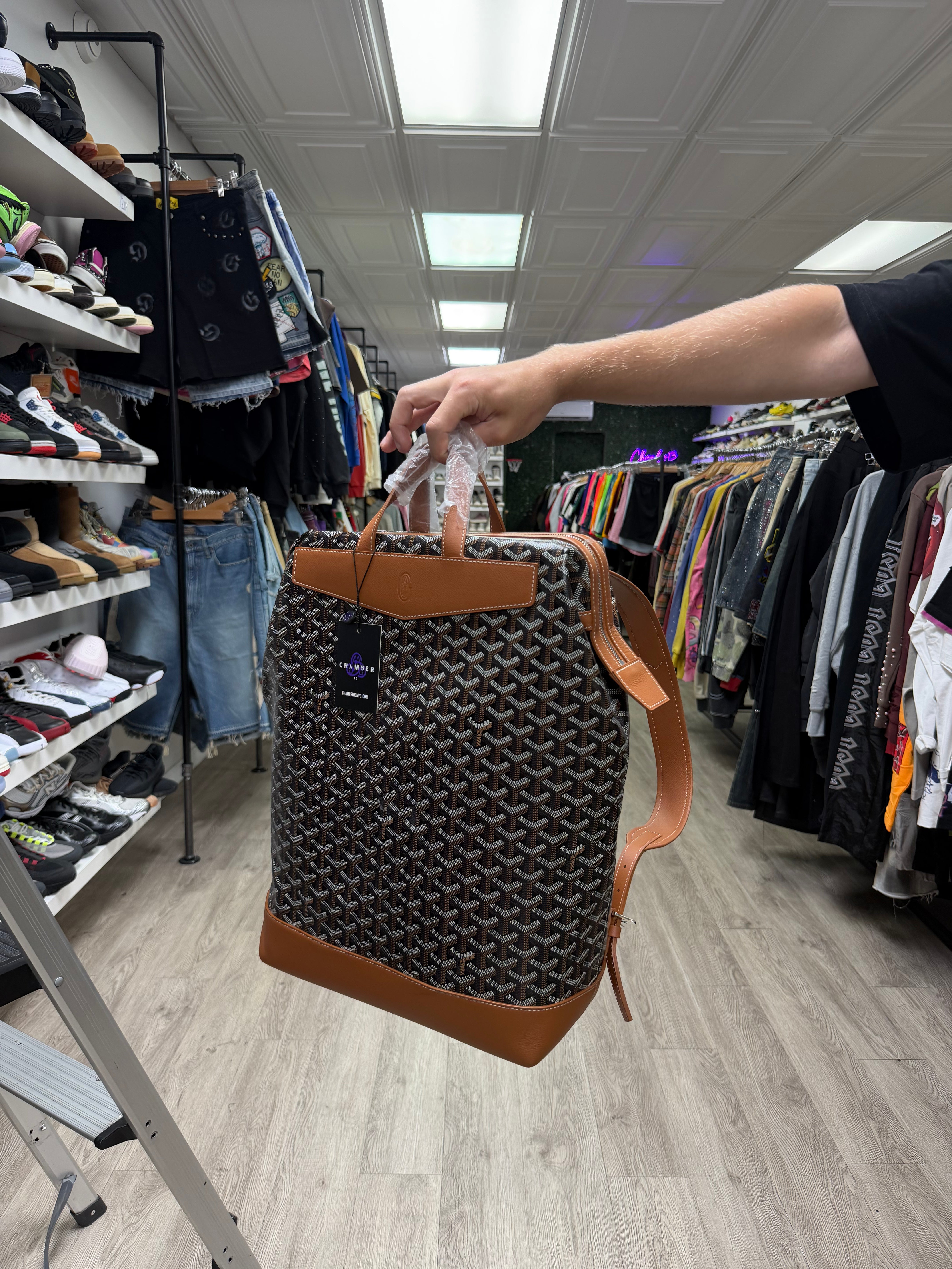 Goyard Brown Cisalpin Backpack
