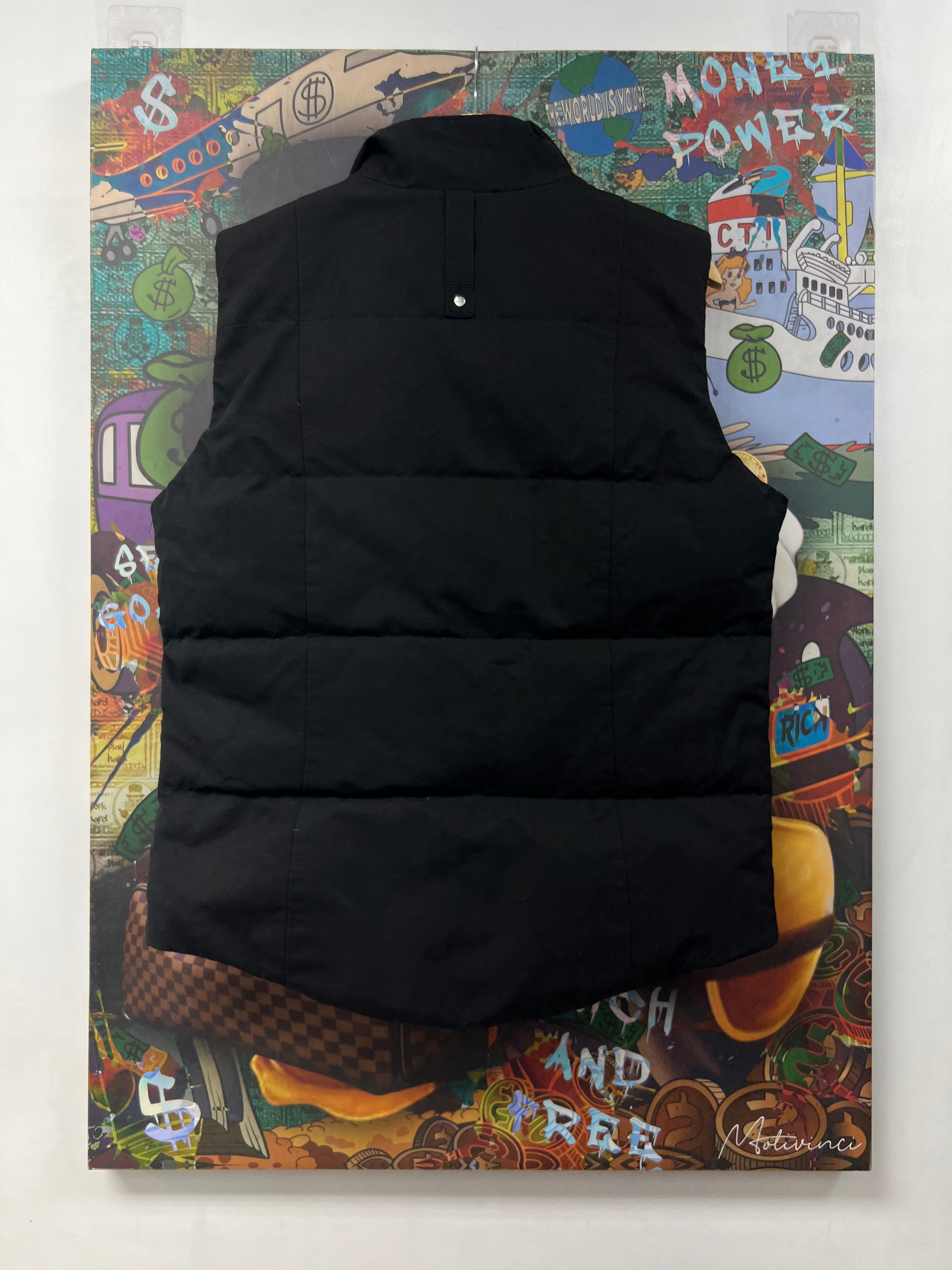 Moose Knuckles Black 3Q Bomber Vest