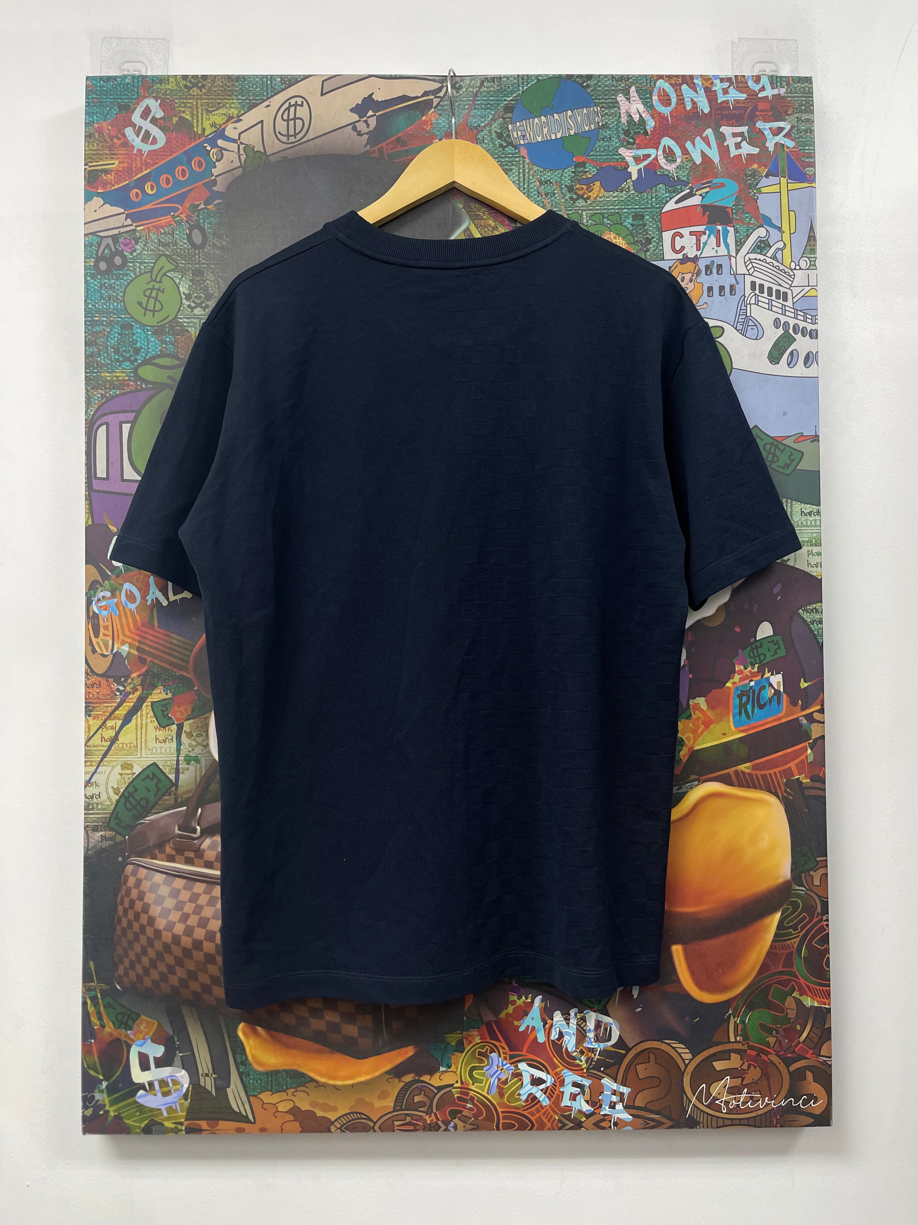 Louis Vuitton Navy Damier Pocket Tee