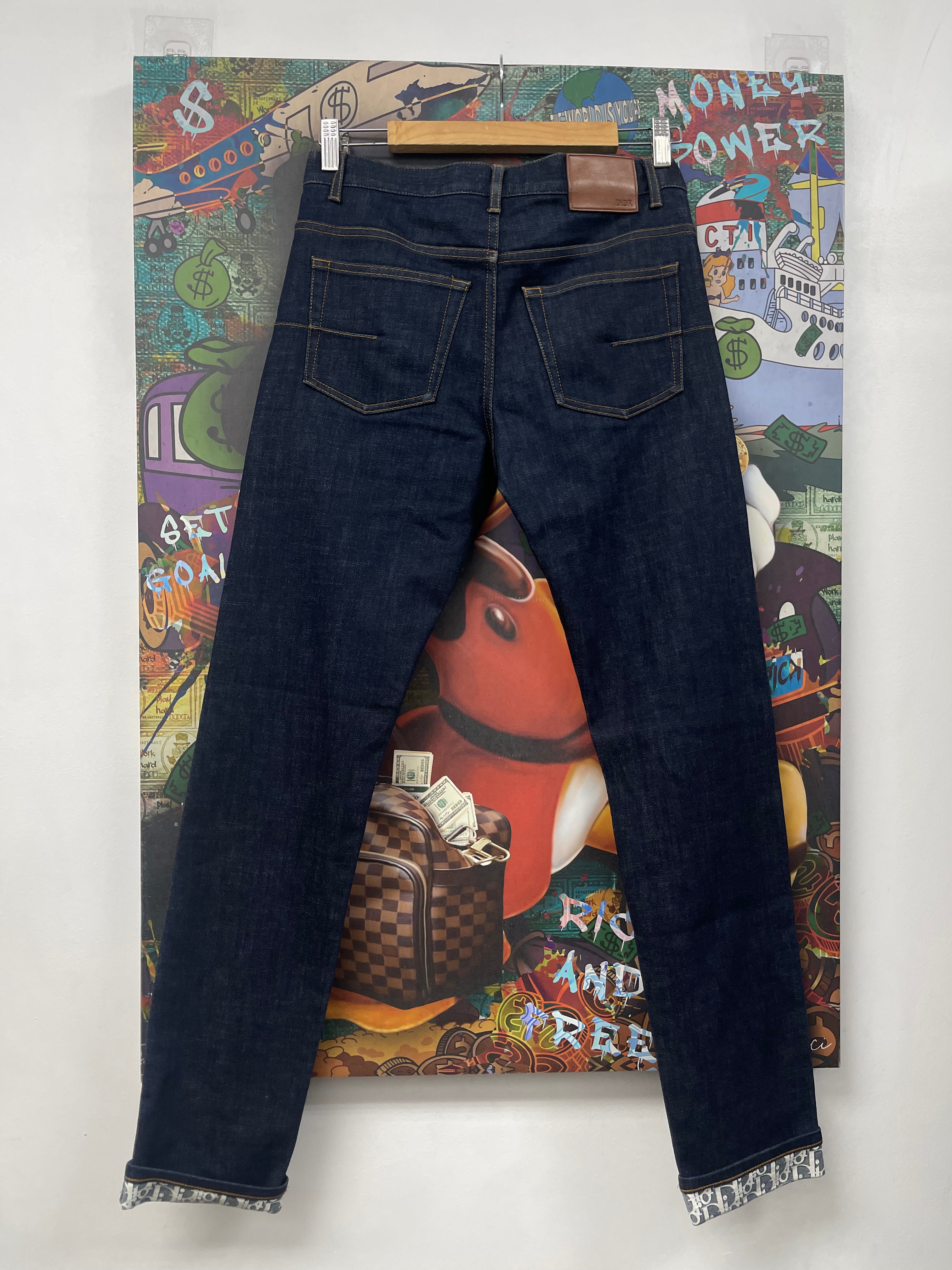 Dior Navy Oblique Monogram Jeans