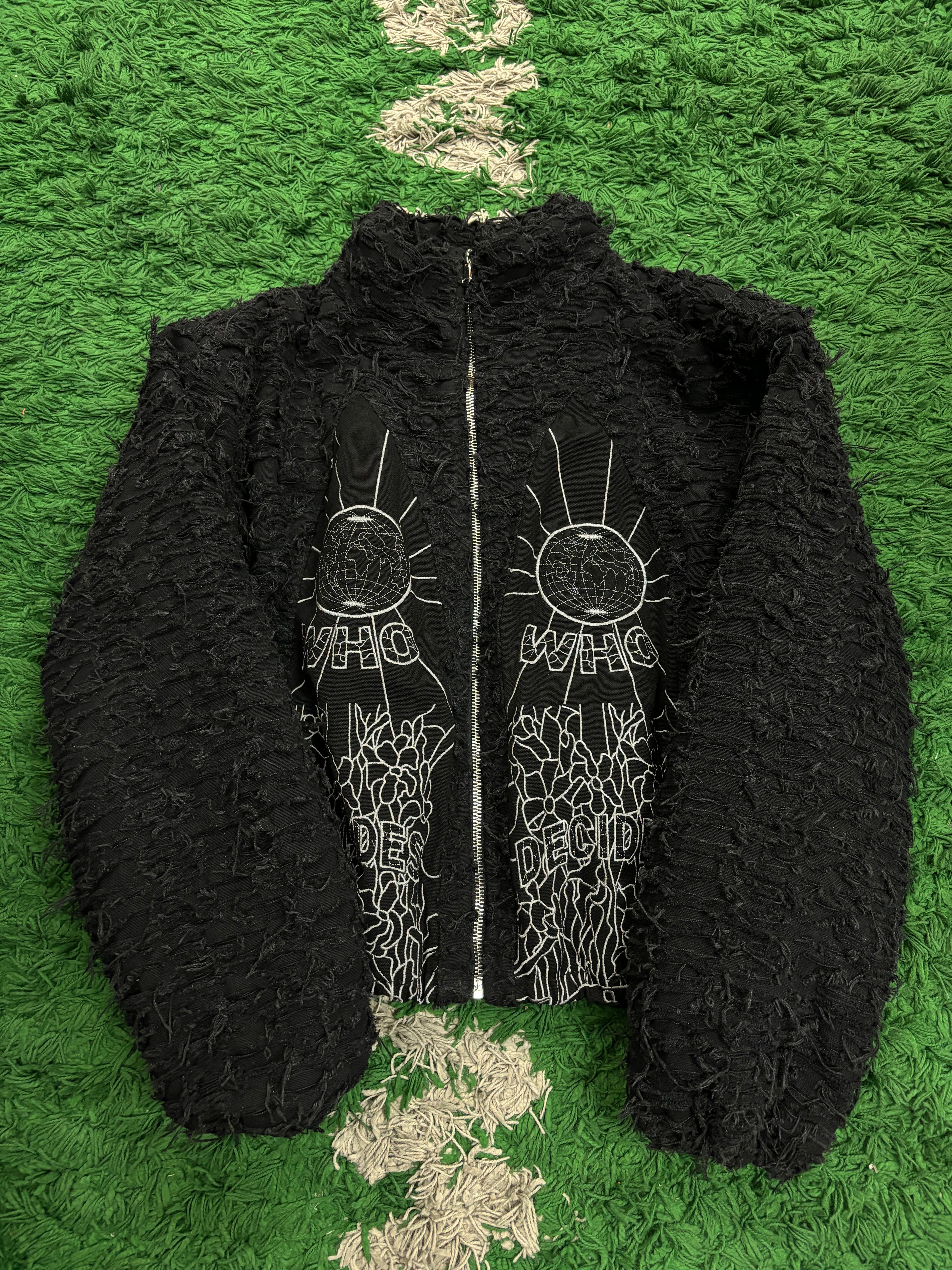 WDW Distressed Jacket Black Used XL