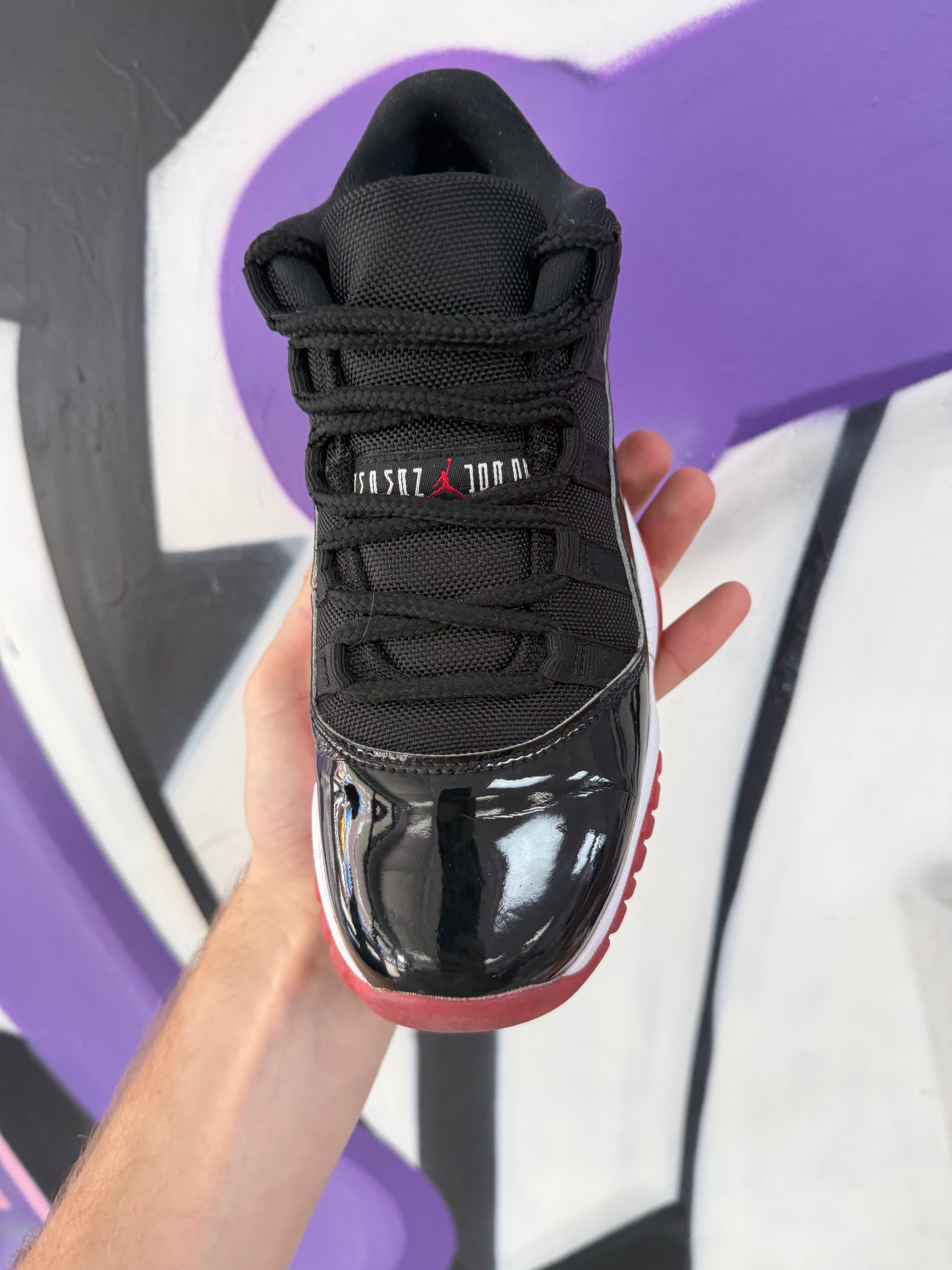 Jordan 11 Low Bred Sneakers