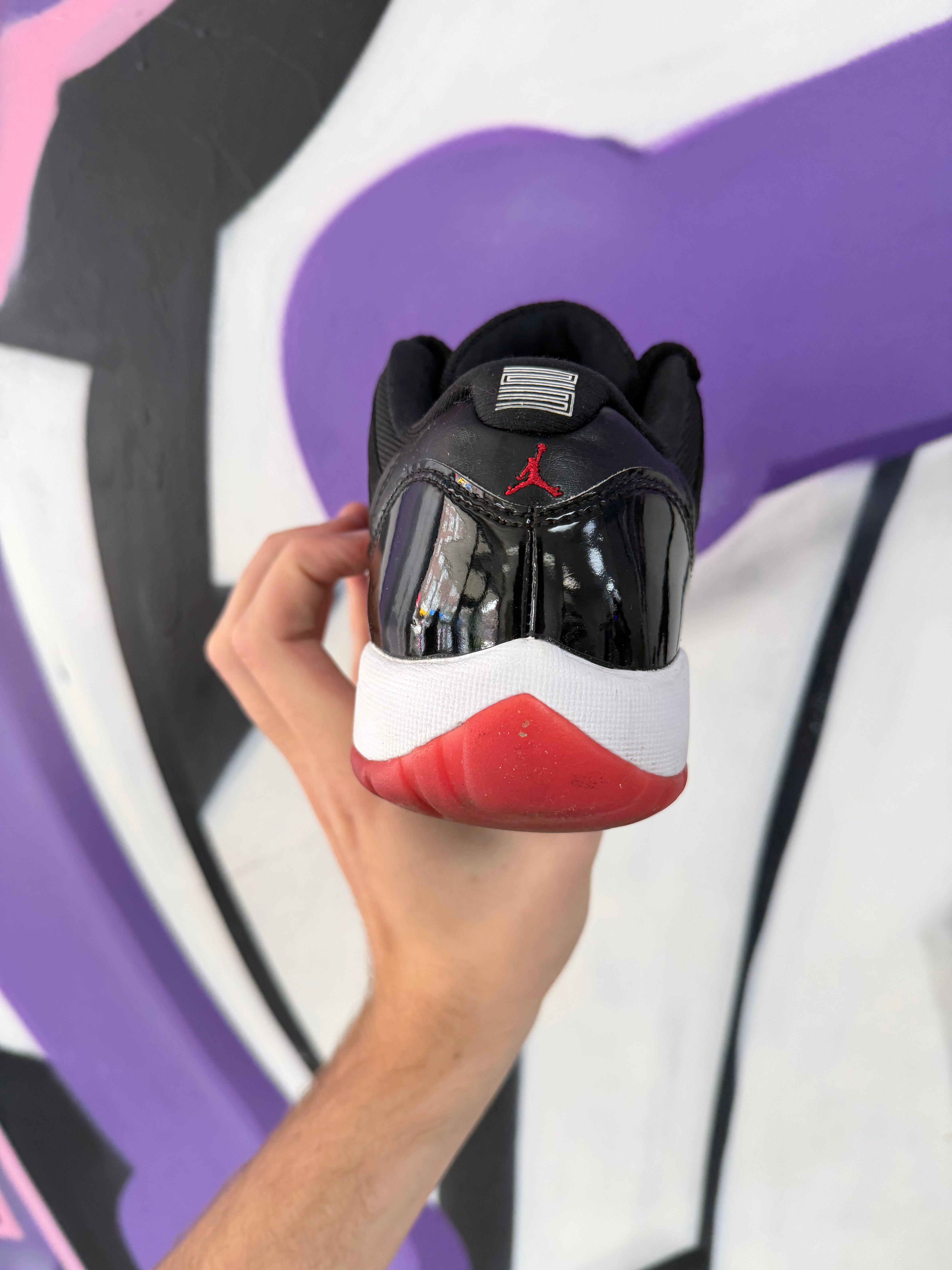 Jordan 11 Low Bred Sneakers