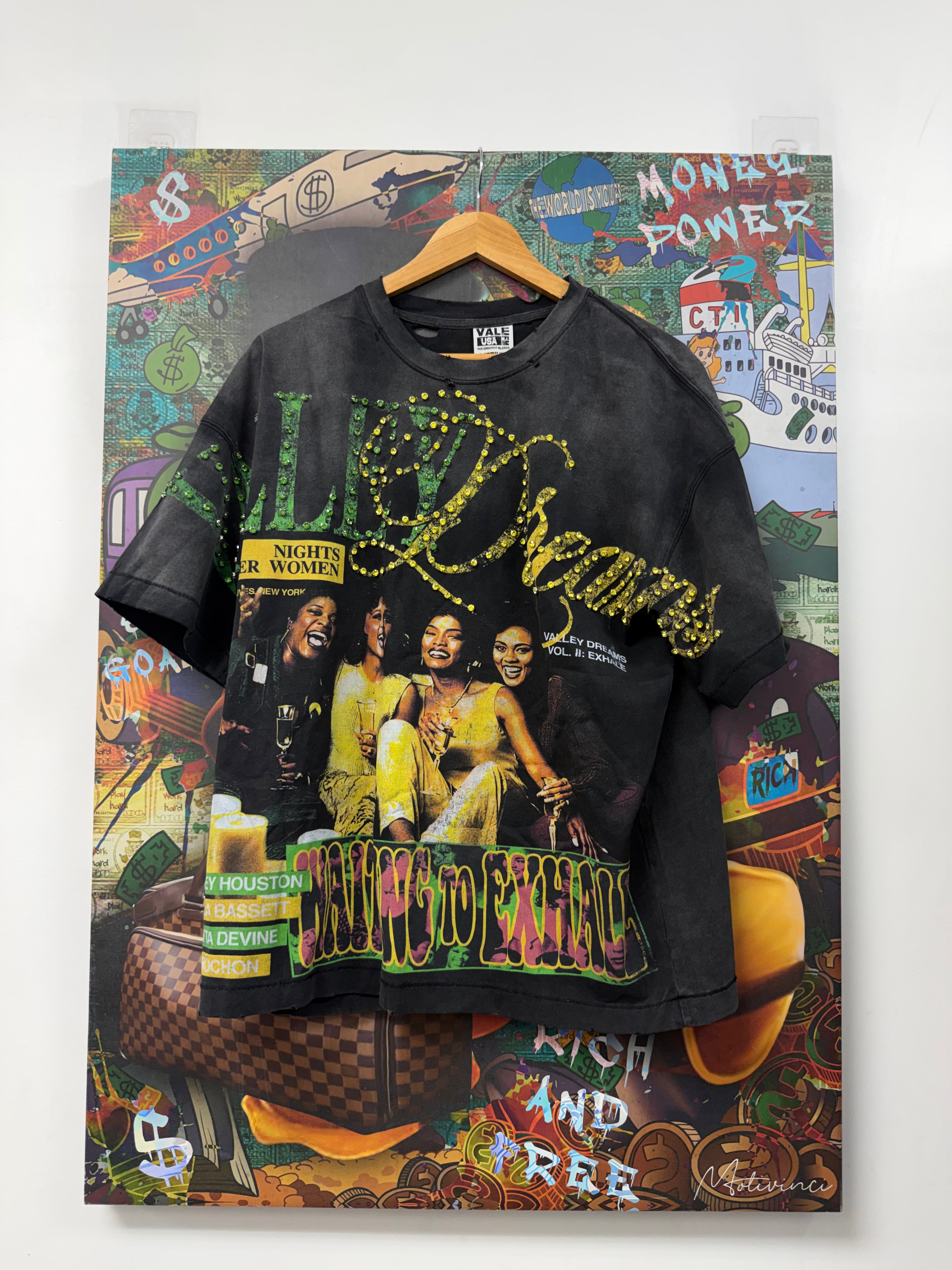 Vale Black Xhale Tee