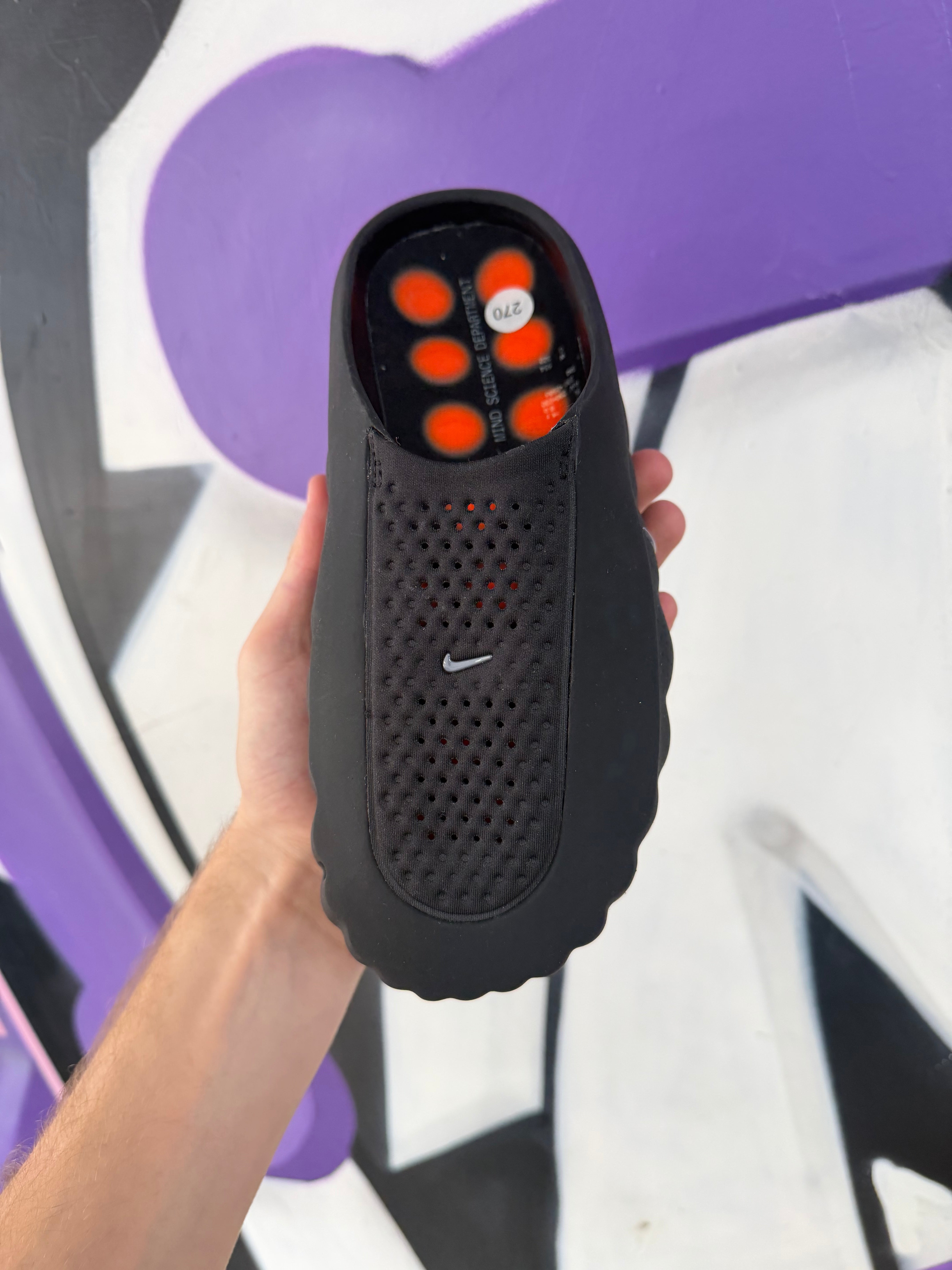 Nike Black Chrome Mind 001 Slides