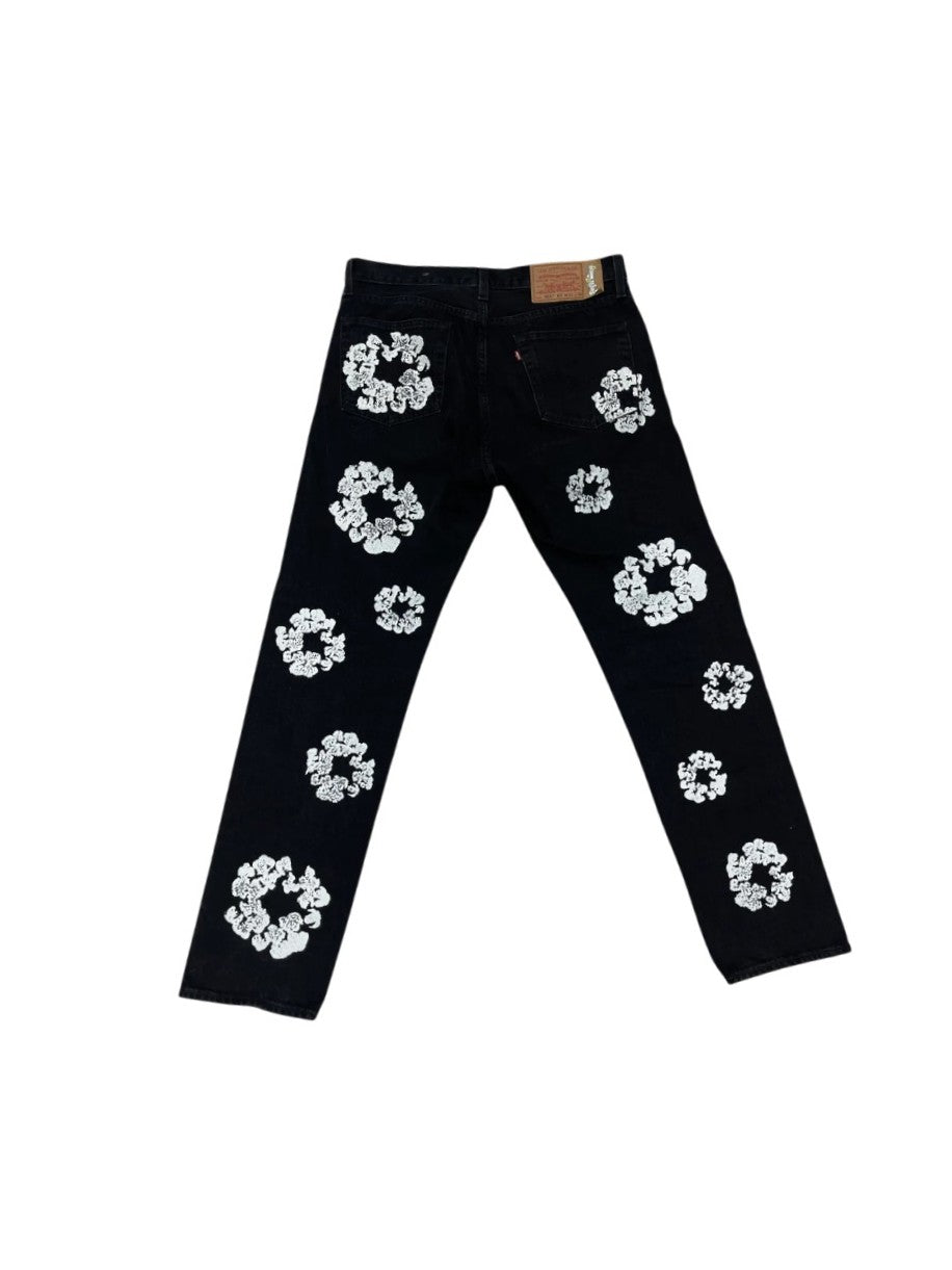Denim Tears Wreath Black Jeans