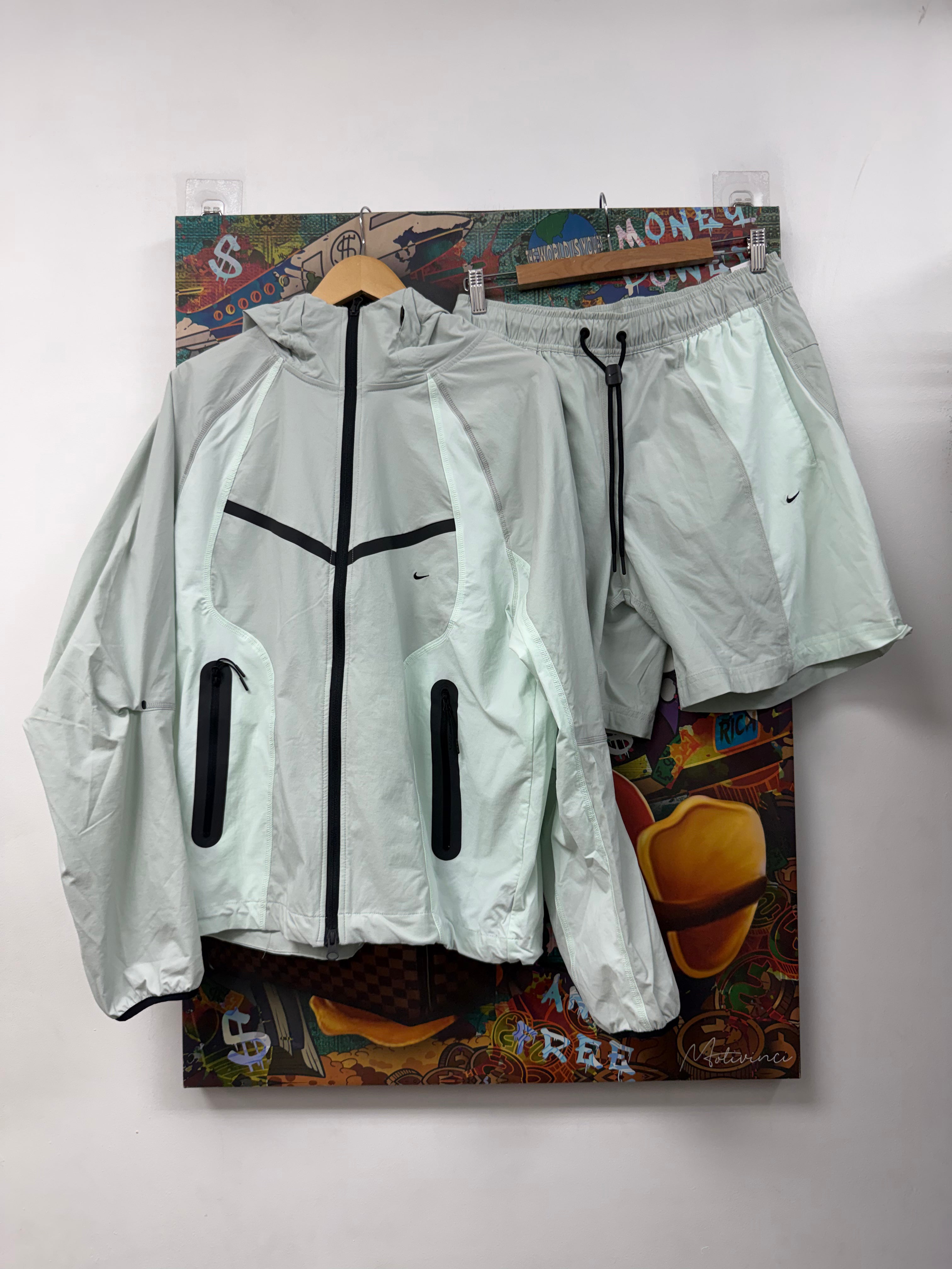 Nike Grey Shorts Track Suit