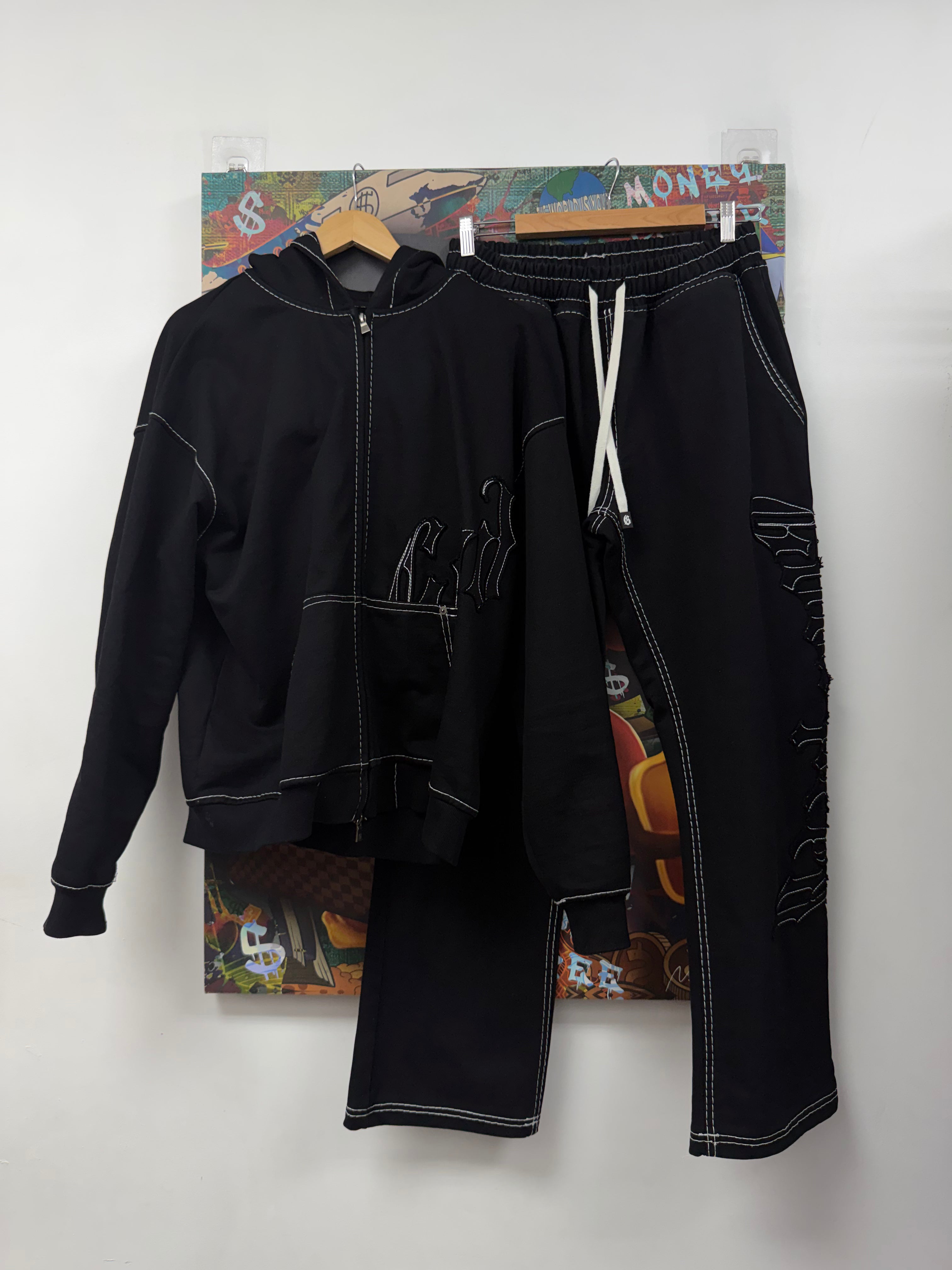 Godspeed Black White OG Stitched Sweatsuit