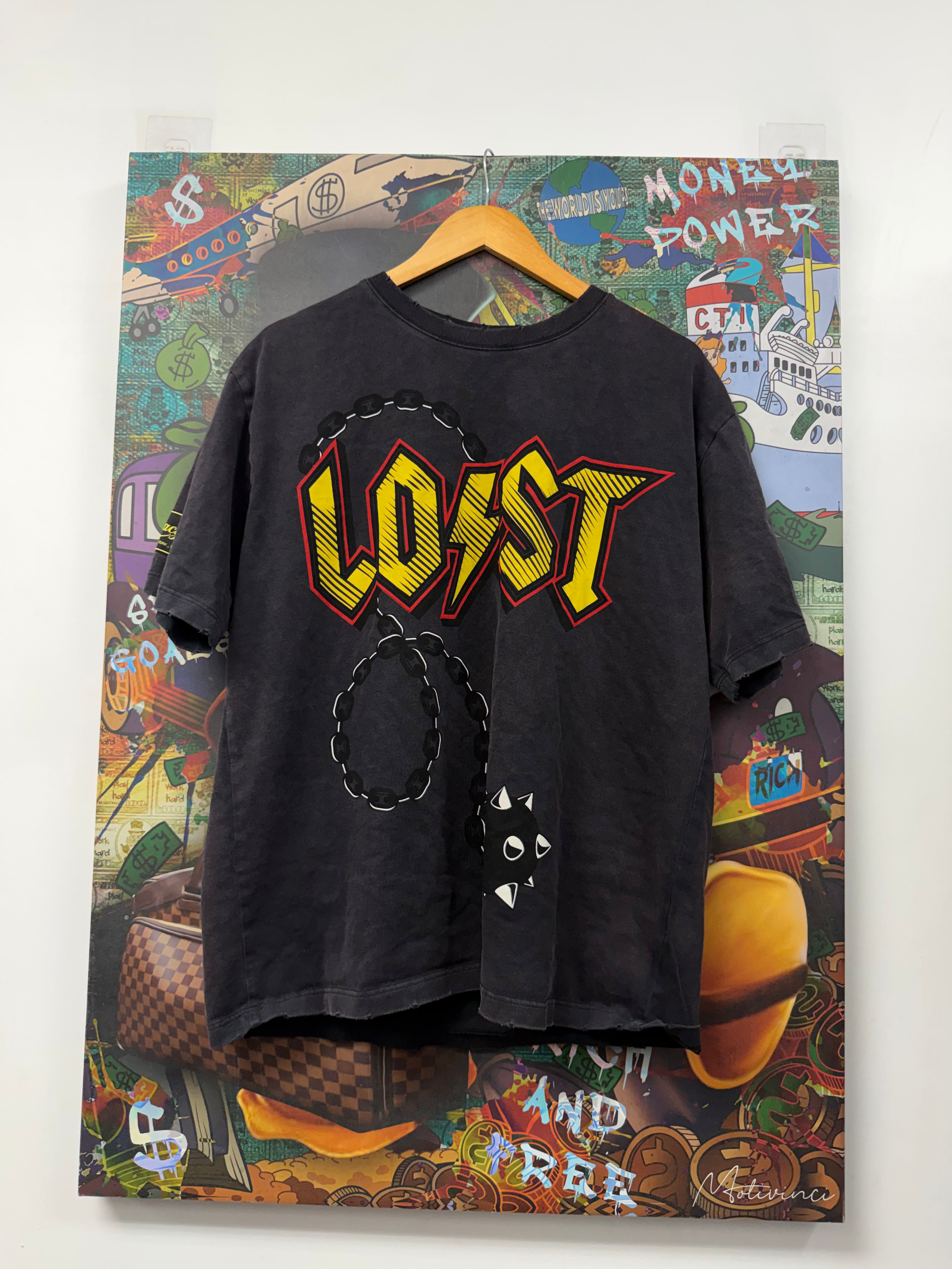 Lost Intricacy Black Yellow Red Wrecking Ball Tee