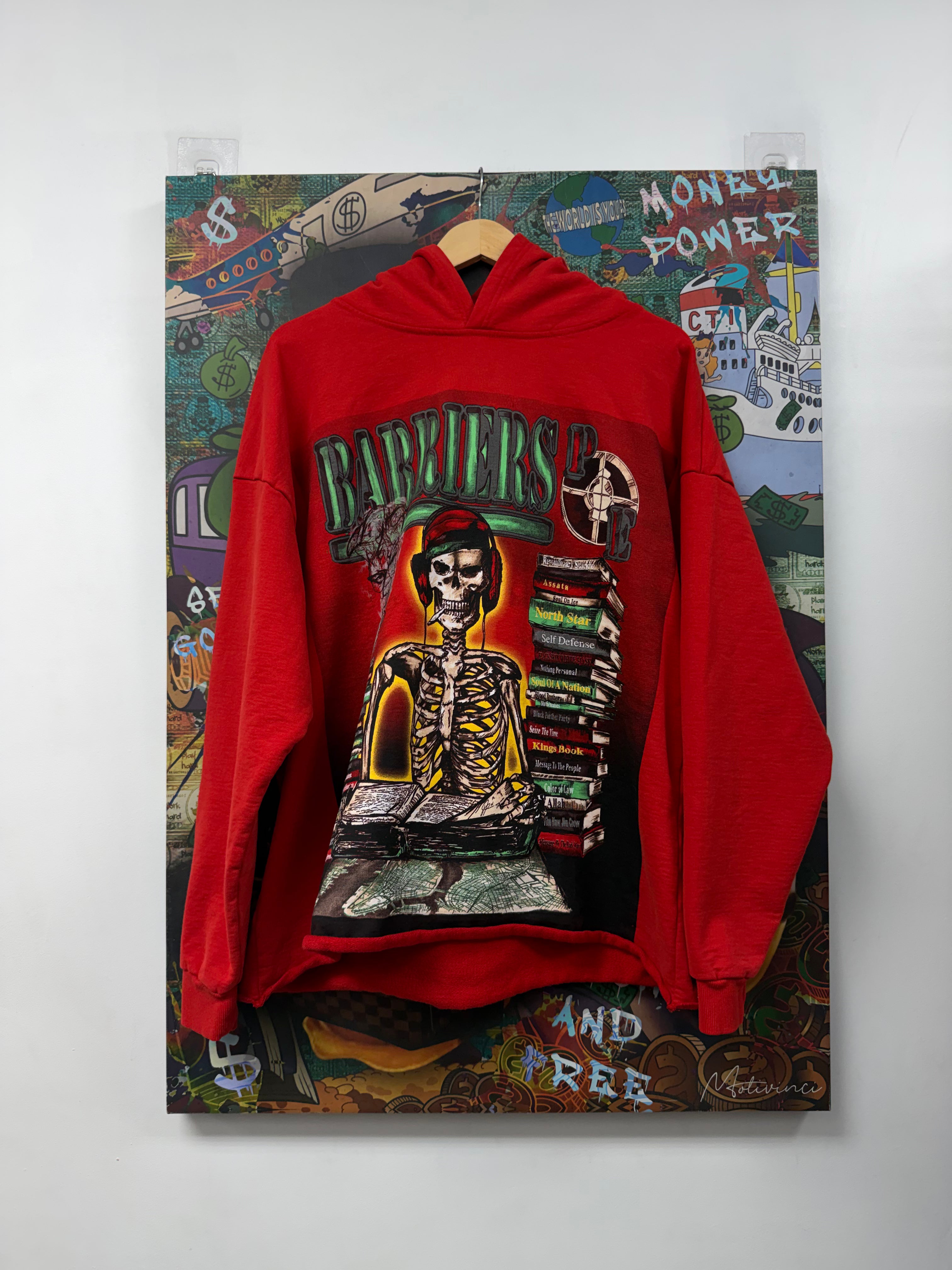 Barriers Red Scholar Hoodie
