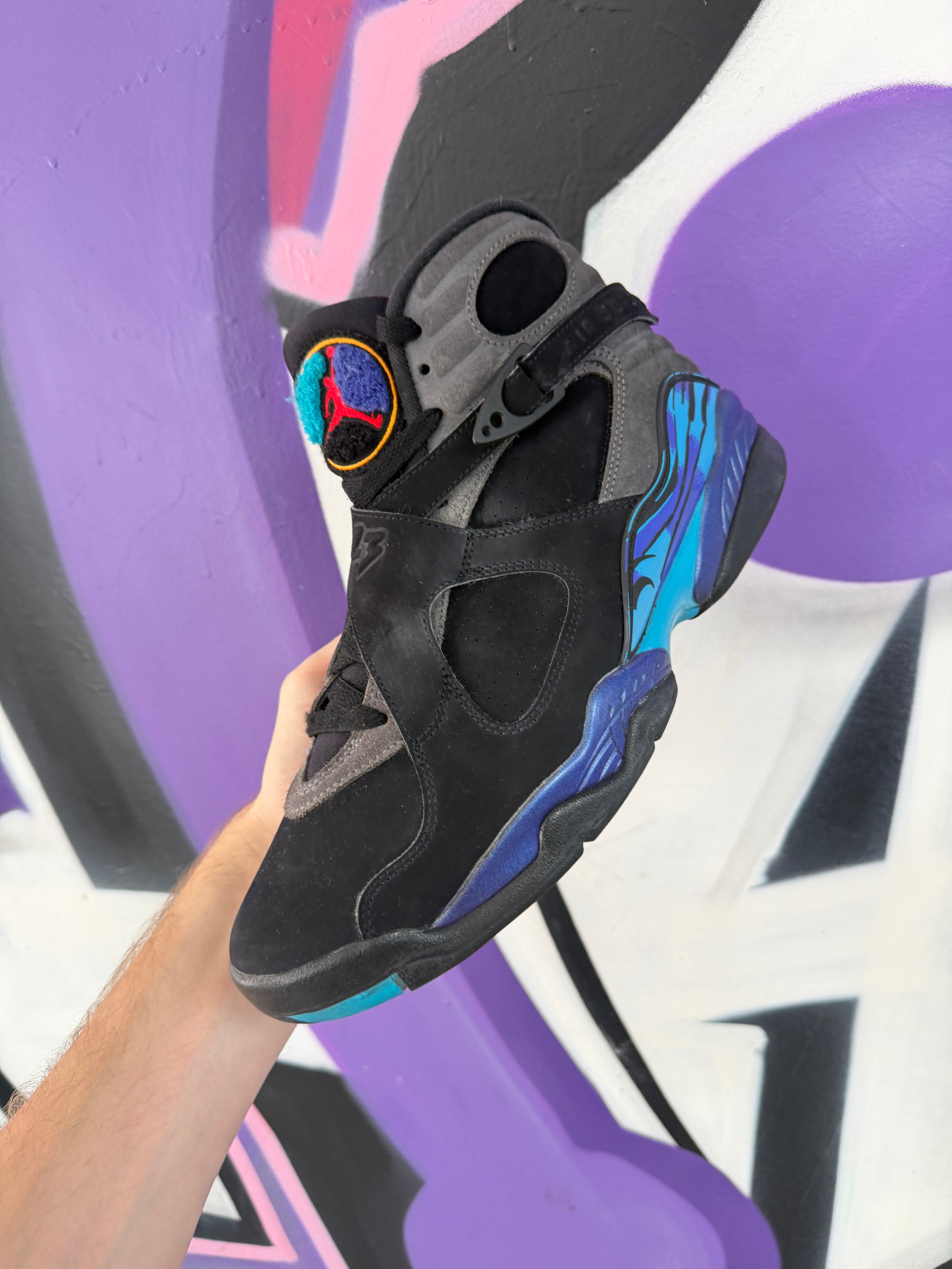 Jordan 8 Aqua Sneakers