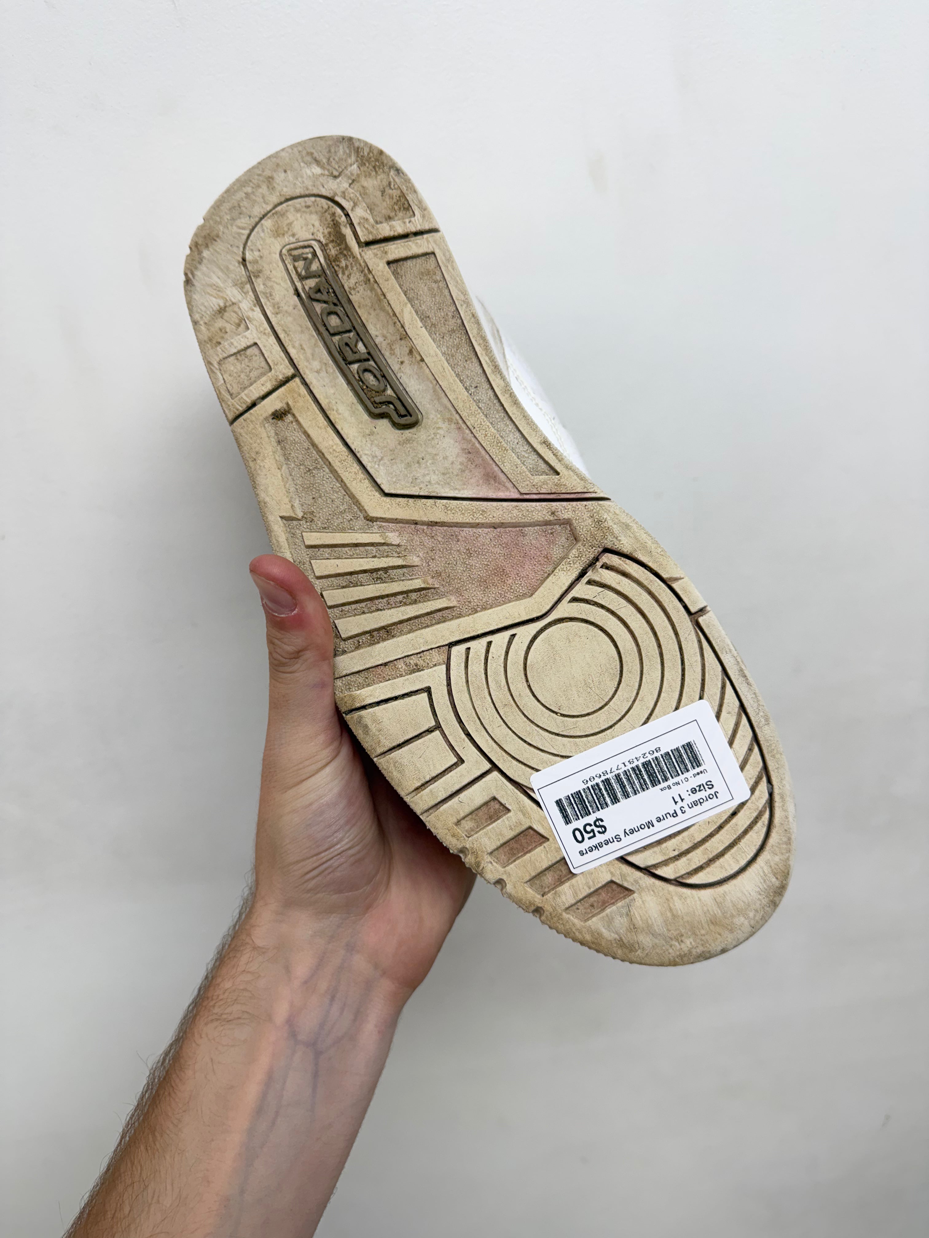 Jordan 3 Pure Money Sneakers