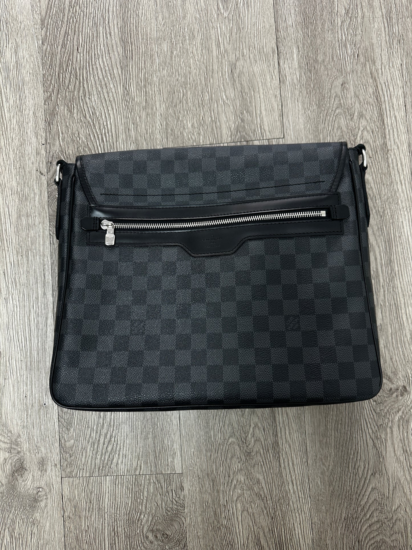 LV Black Damier Messenger Bag