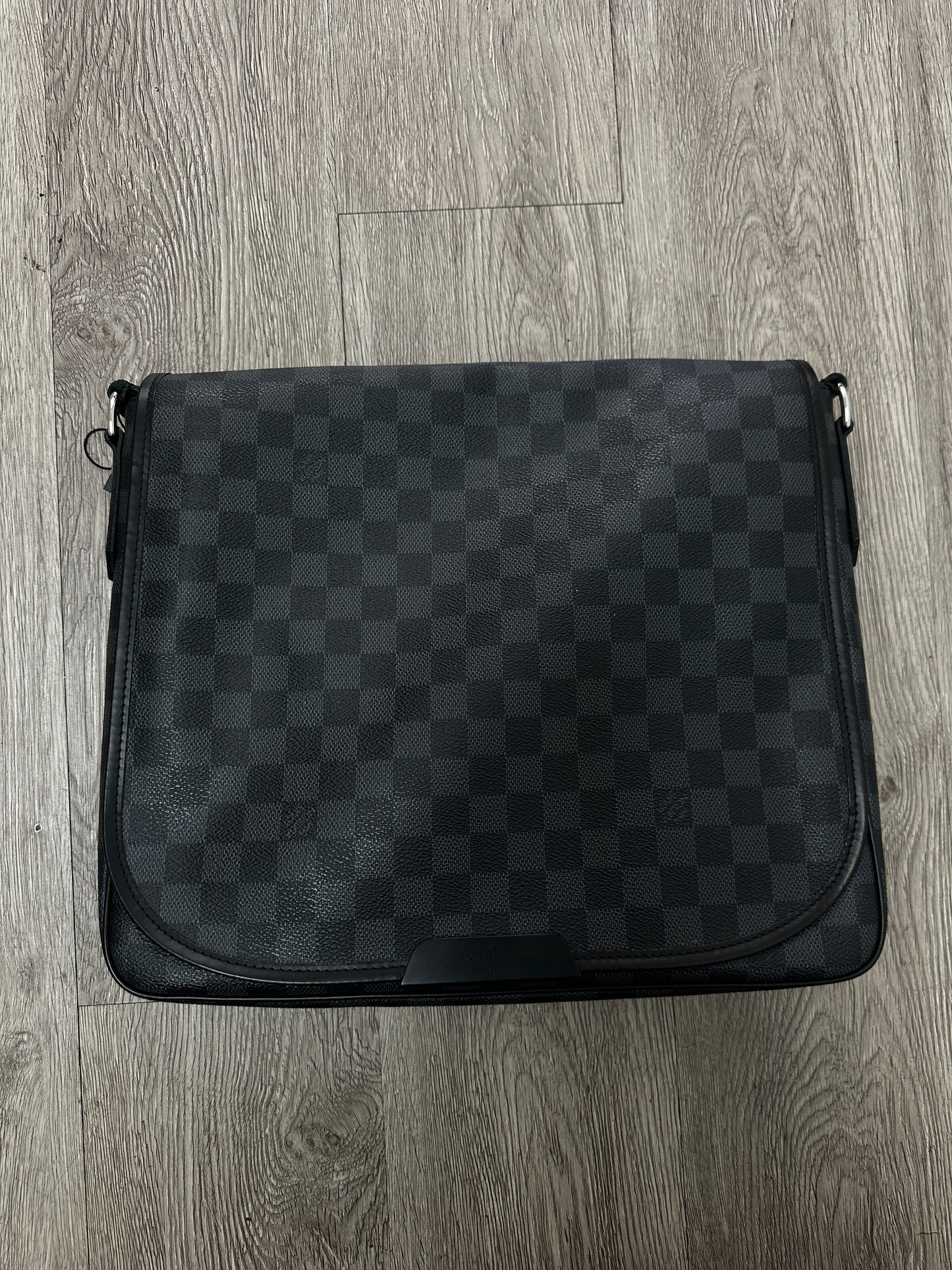 LV Black Damier Messenger Bag