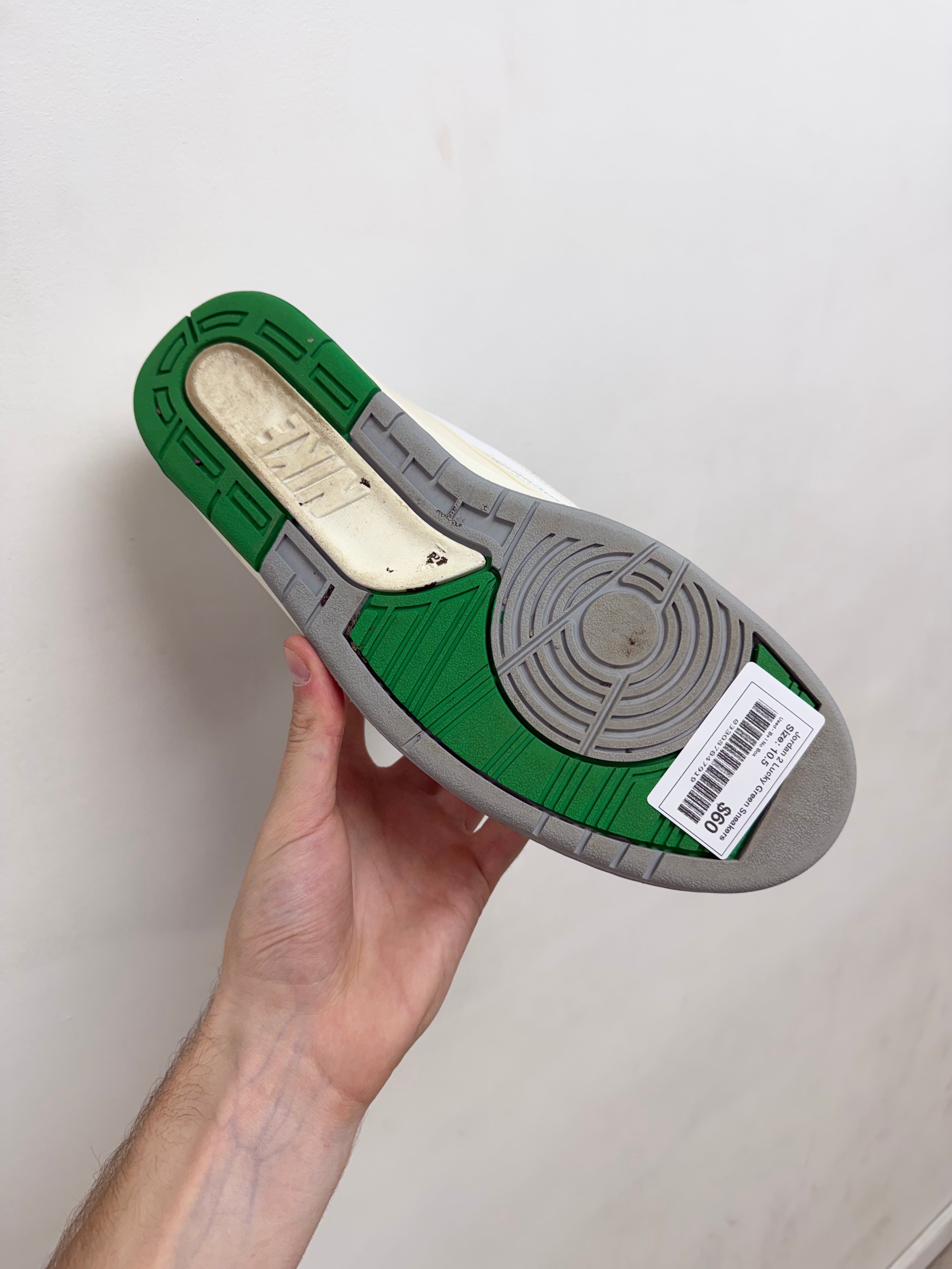 Jordan 2 Lucky Green Sneakers