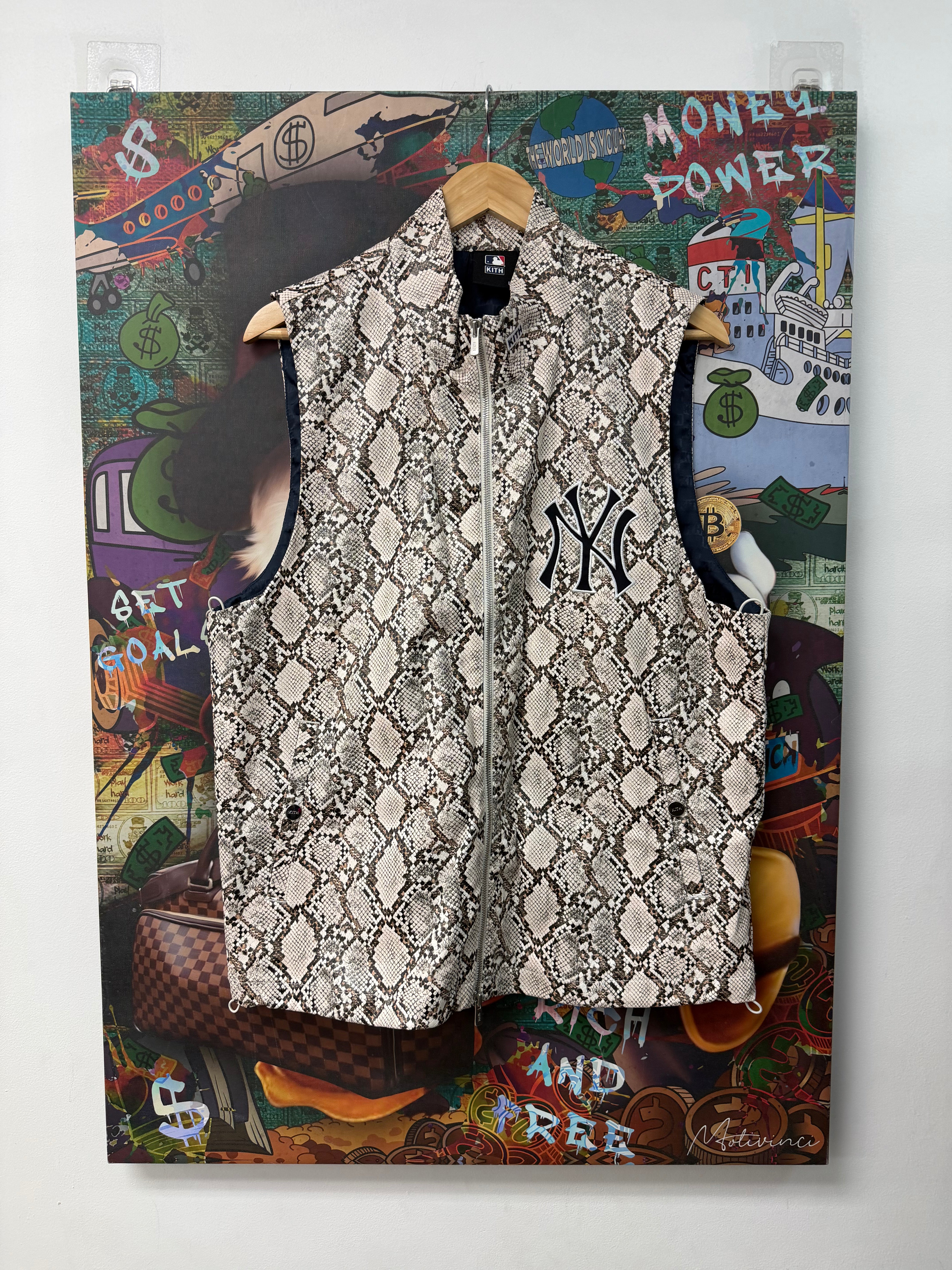 Kith Snakeskin Yankees Vest