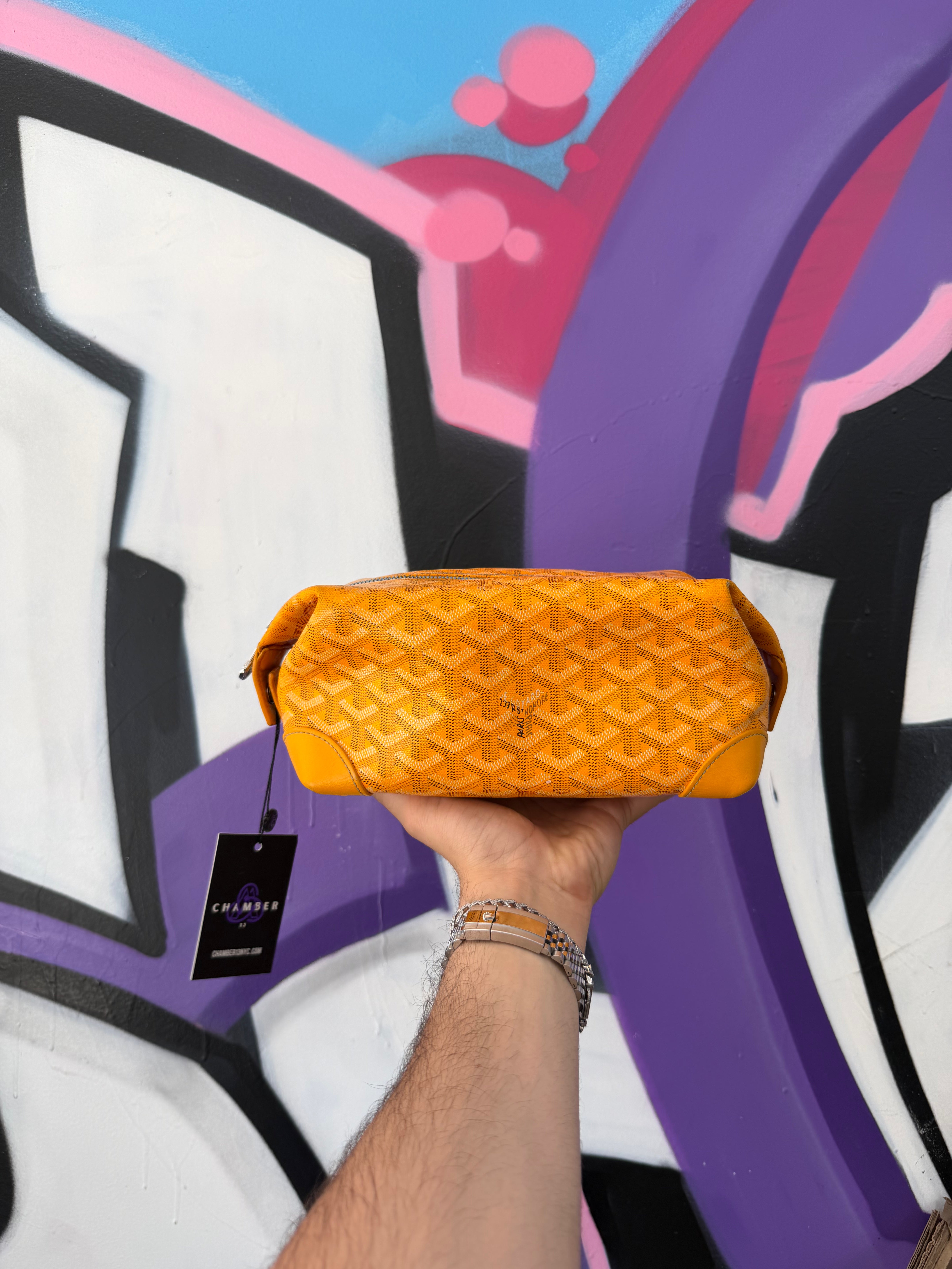 Goyard Yellow Boeing Bag