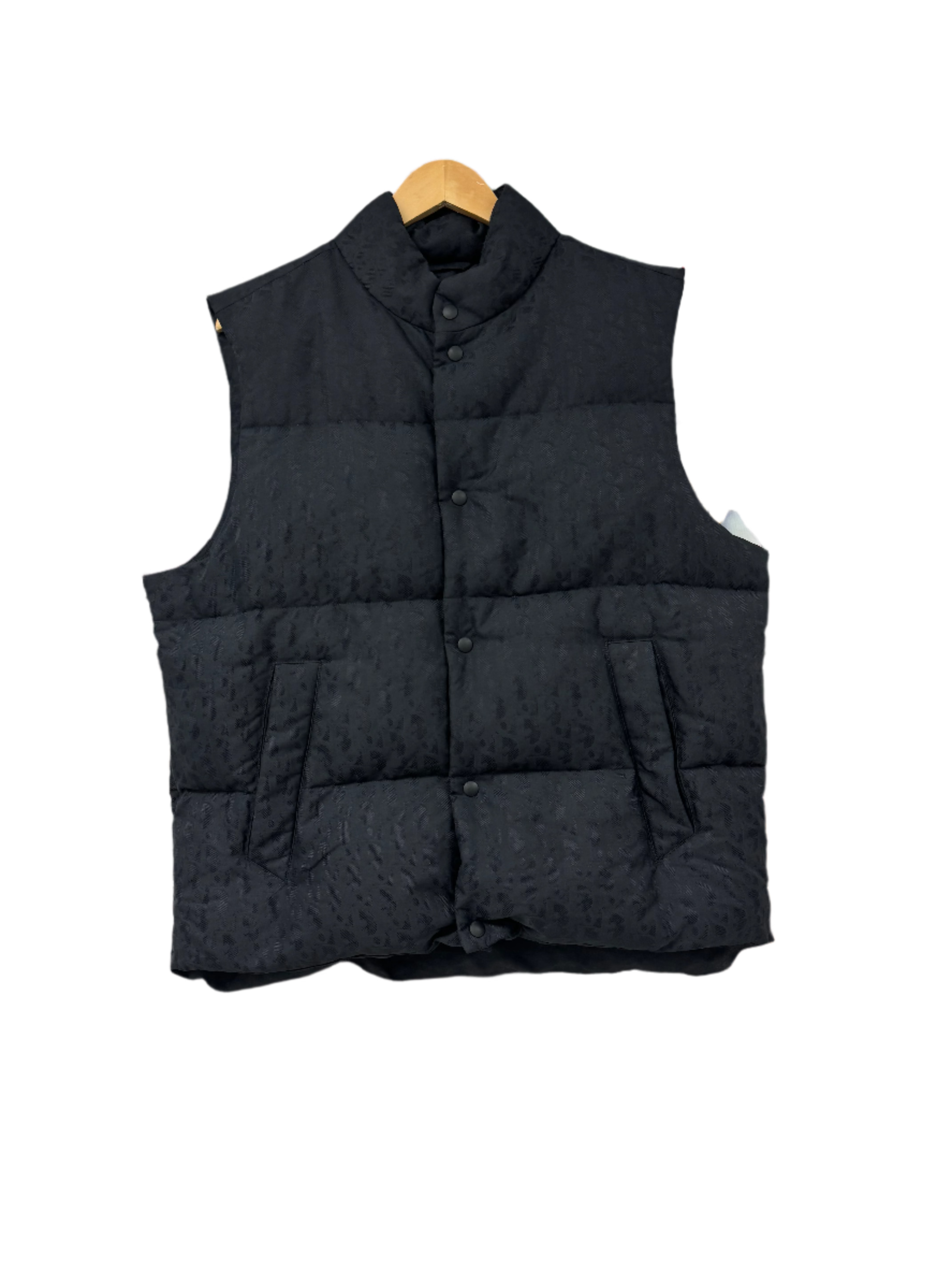 Dior Oblique Black Puffer Vest