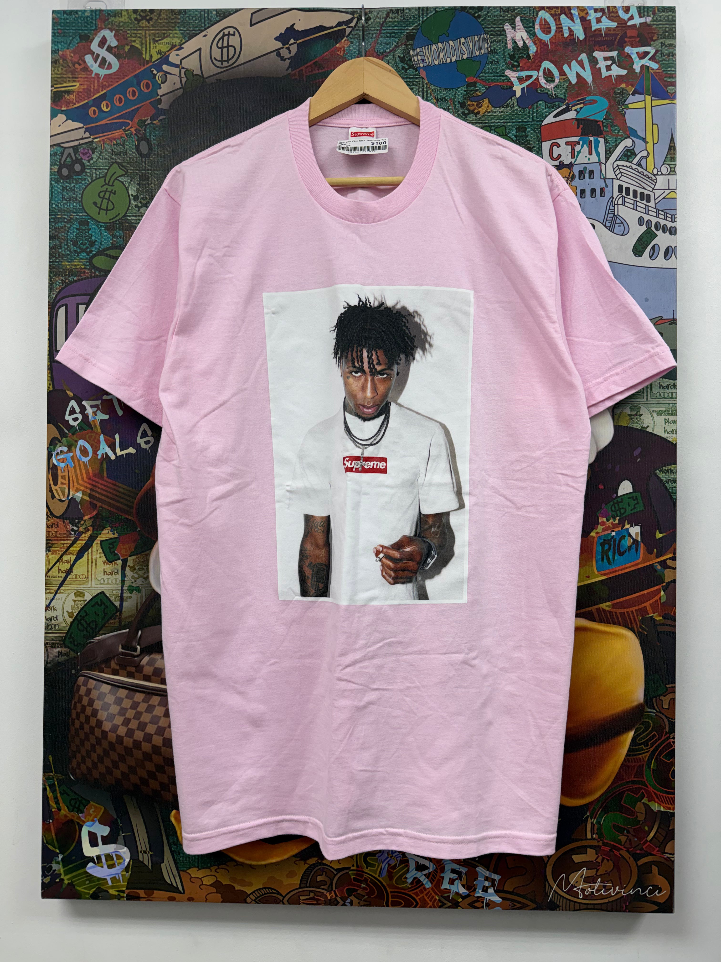 Supreme Pink NBA Youngboy Tee