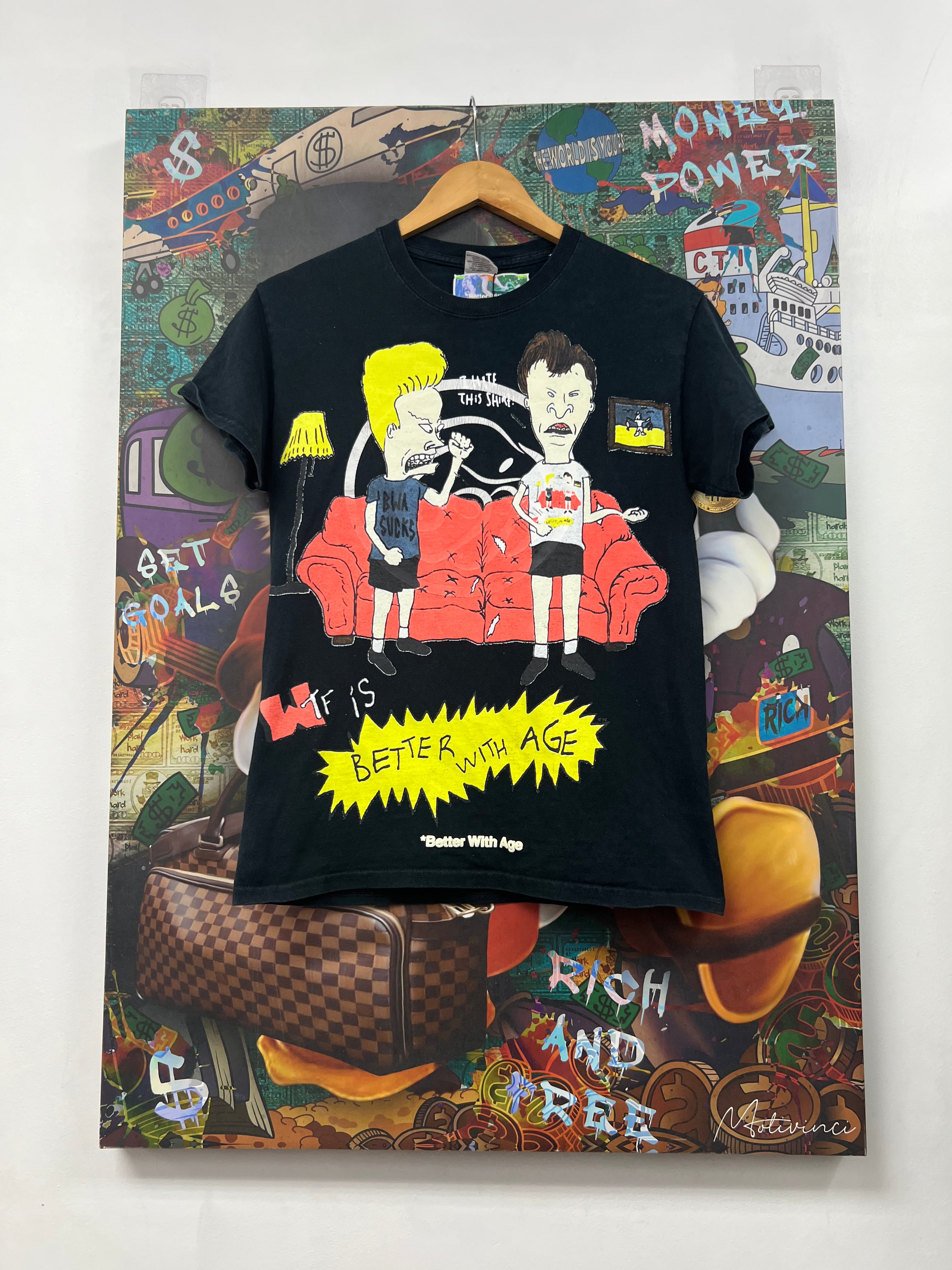 Better With Age Black Angus Tee