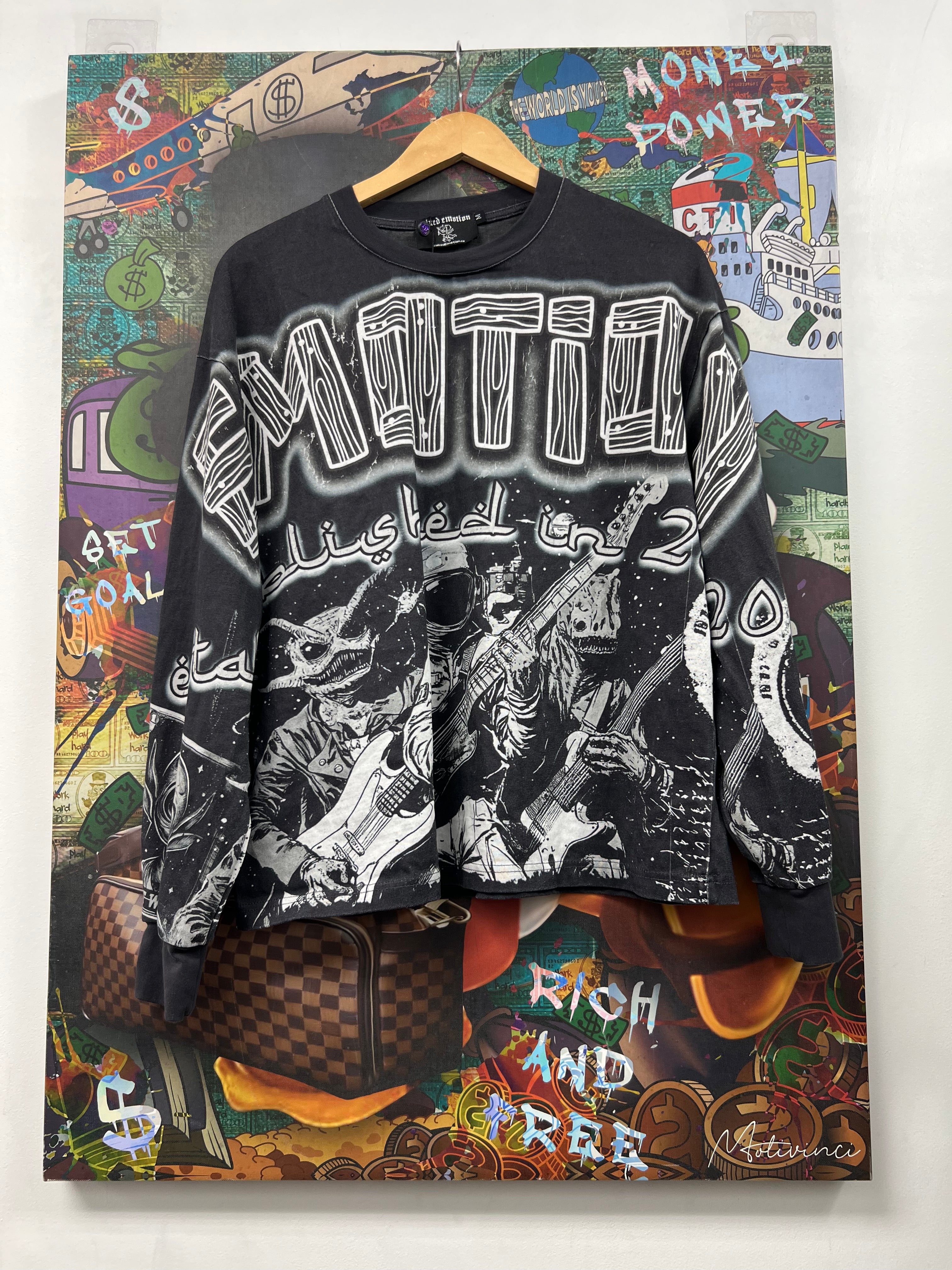 Mixed Emotions Black Astronaught Long Sleeve