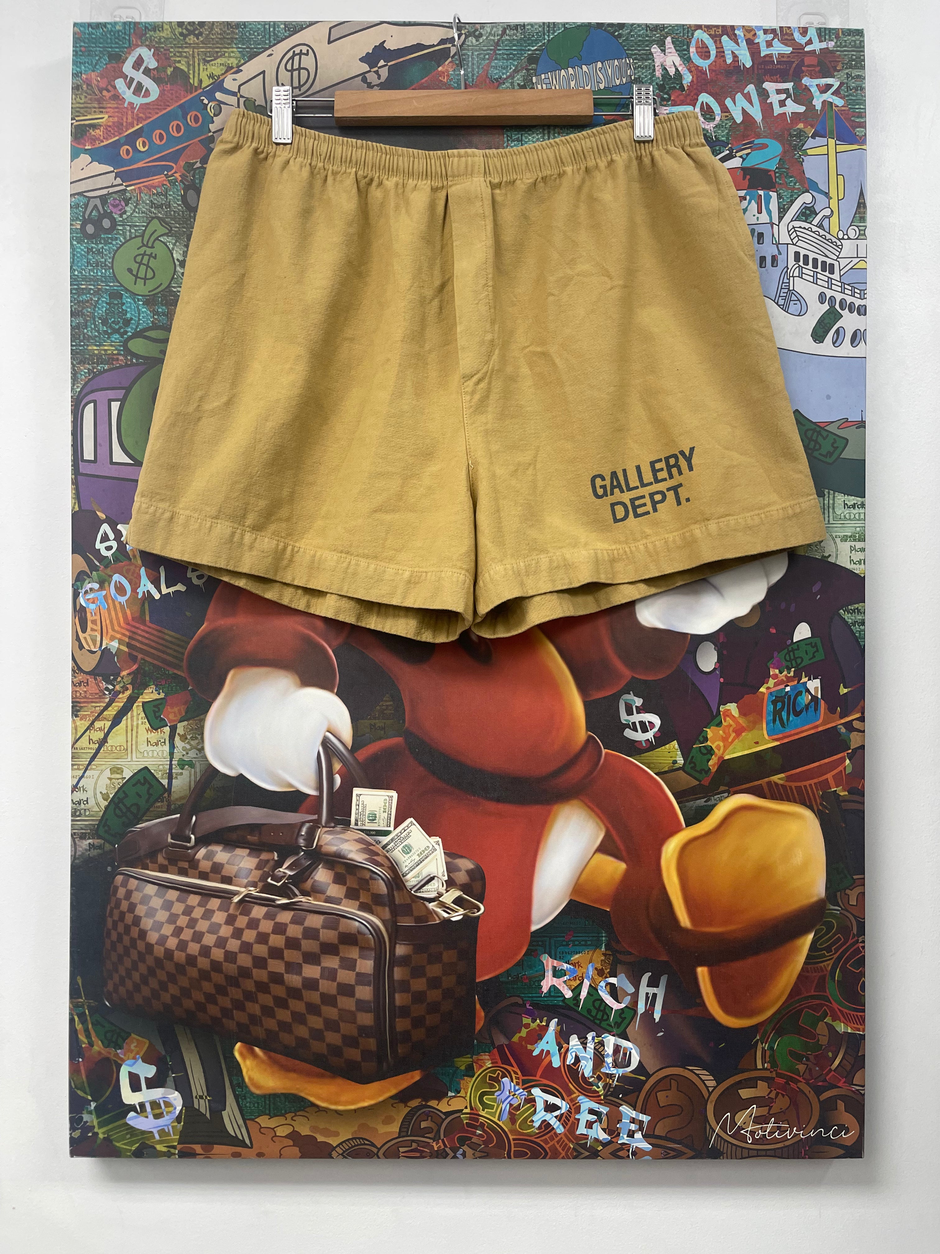 Gallery Dept Tan Navy Zuma Shorts