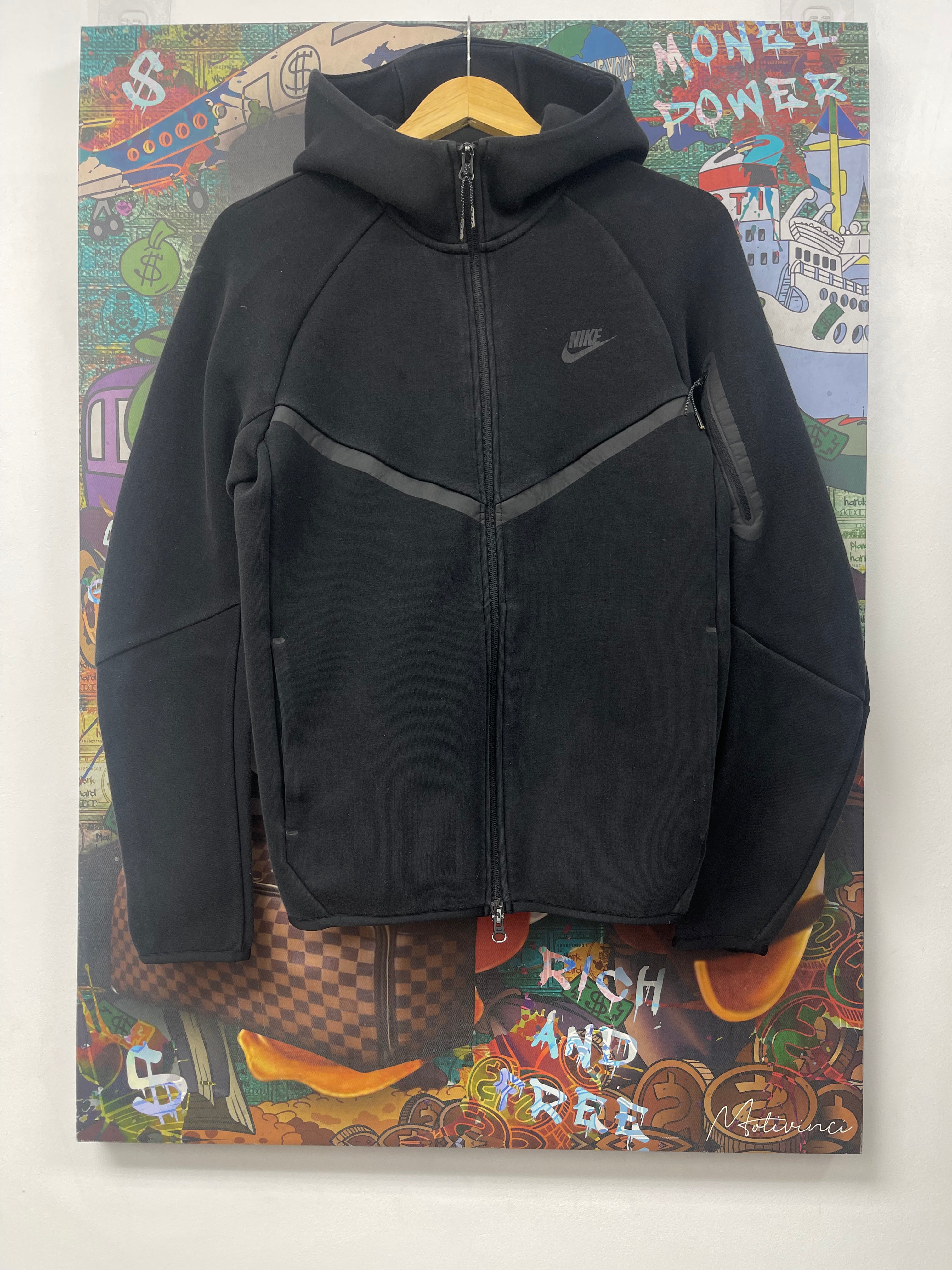 Nike Black Tech Zip Up