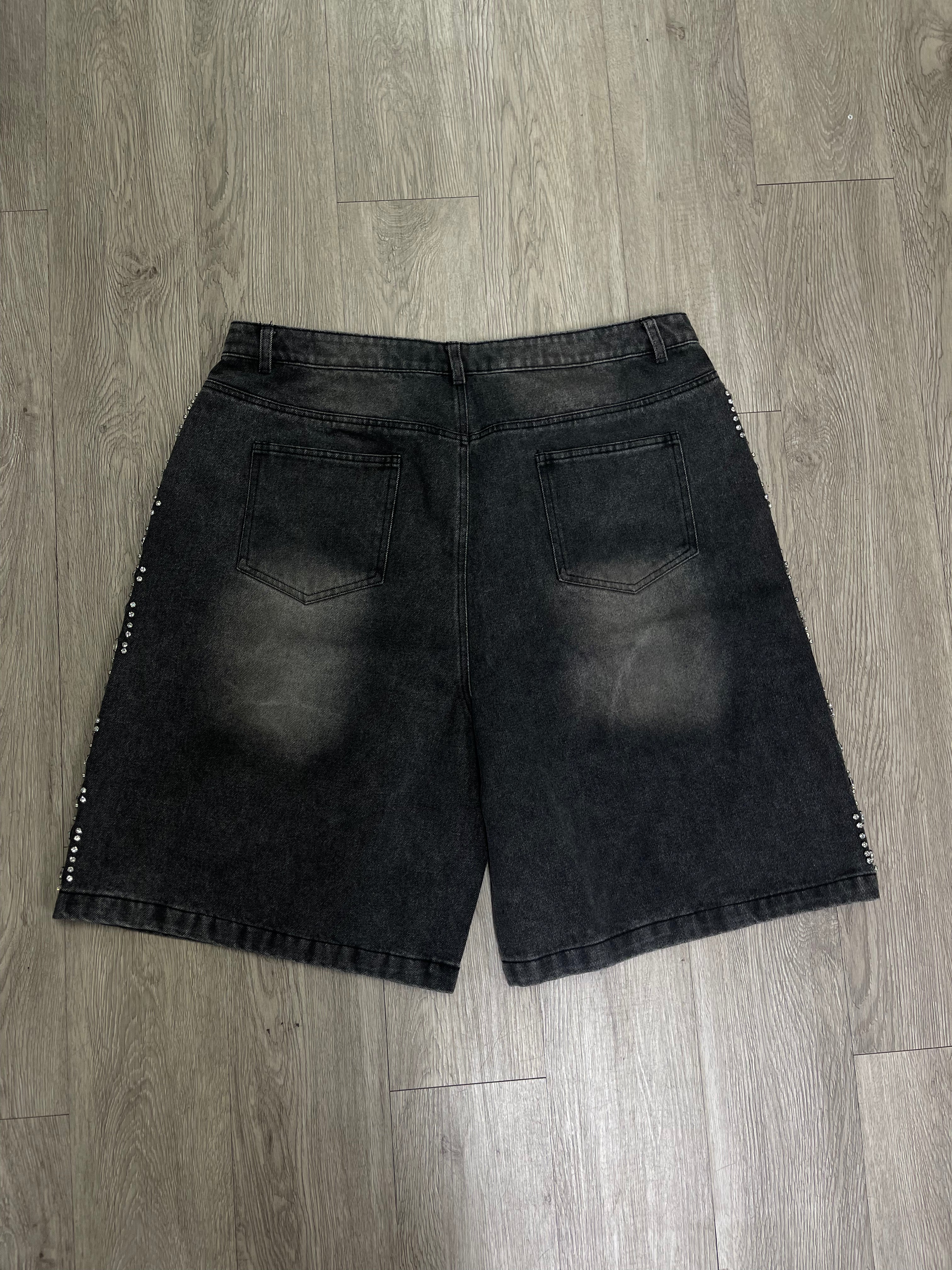 Vale Black Wash Siren Jean Shorts