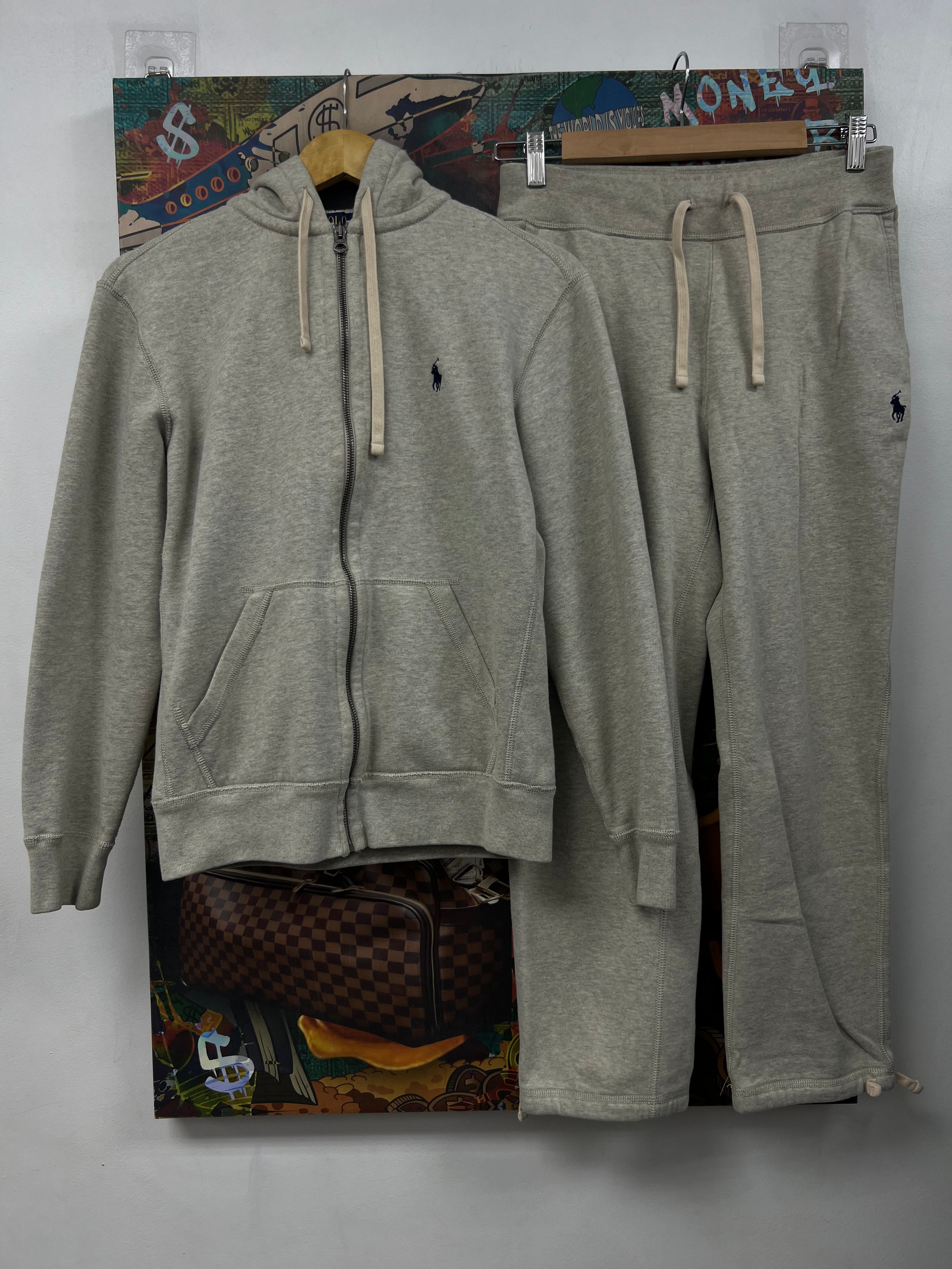 Polo Grey Navy Sweatsuit